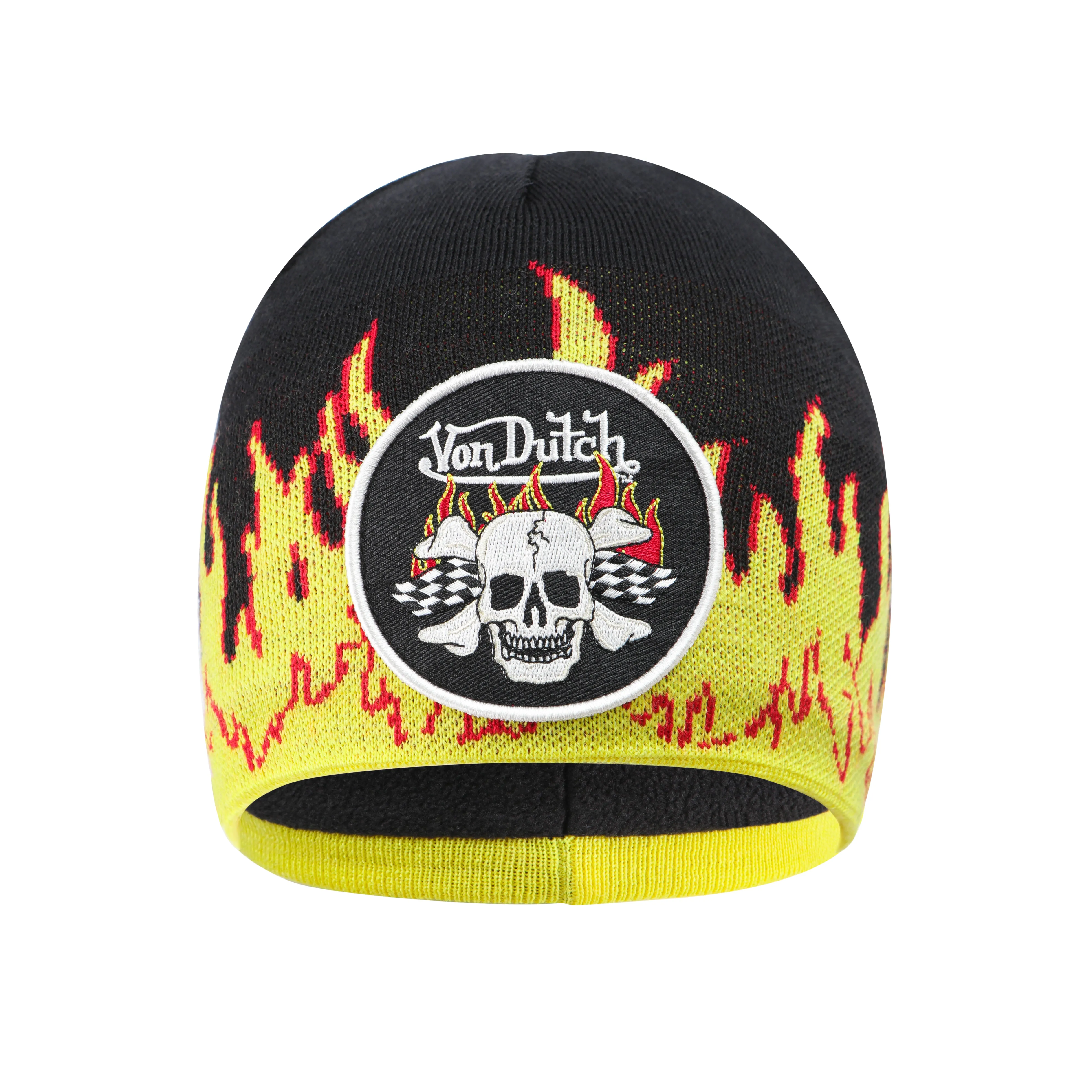 Road Reaper Flame Beanie - Black sold by Von Dutch product image thumbnail 2