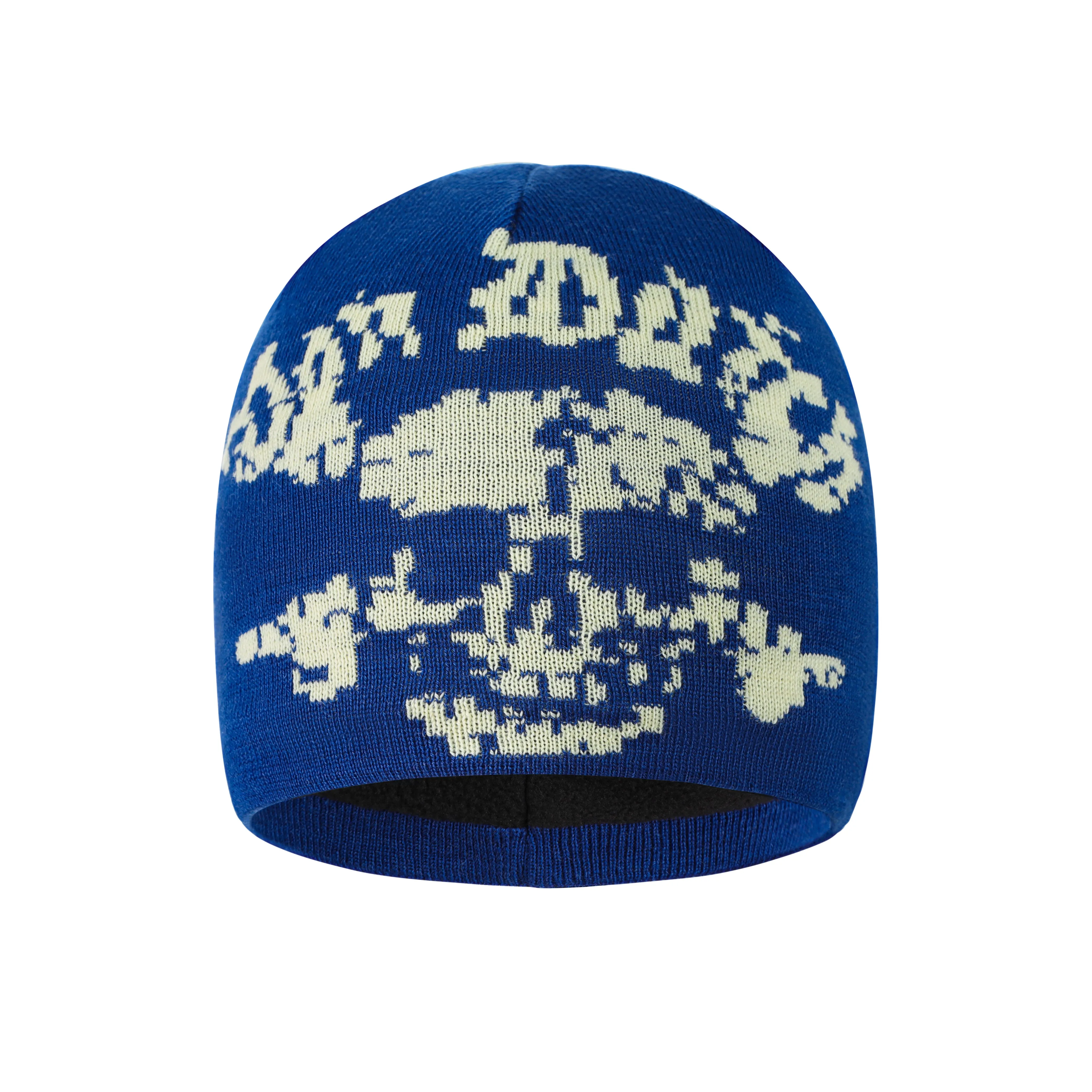 Glitch Reaper Beanie - Navy sold by Von Dutch product image thumbnail 2
