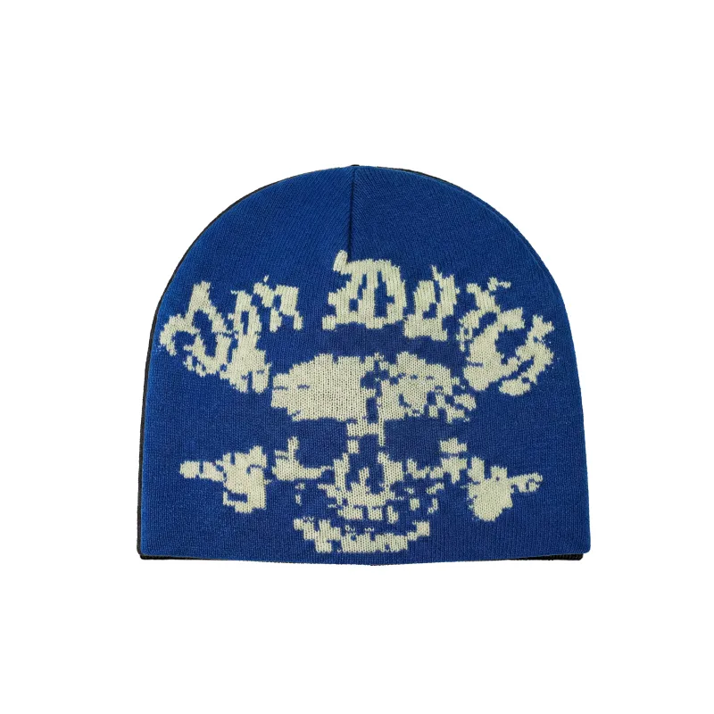Glitch Reaper Beanie - Navy sold by Von Dutch