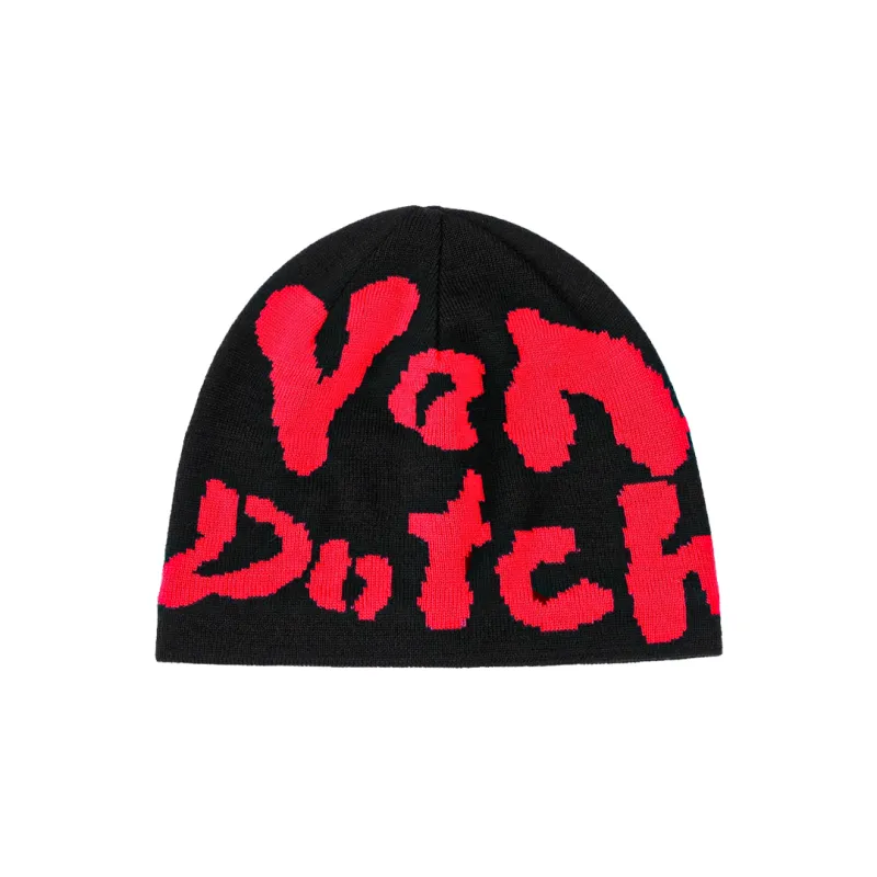 Safari Cheetah Beanie - Red made by Von Dutch