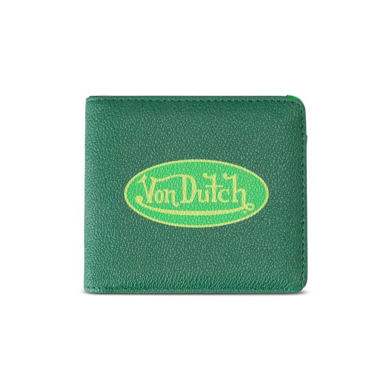 Classic Logo Bi-fold Wallet - Green sold by Von Dutch
