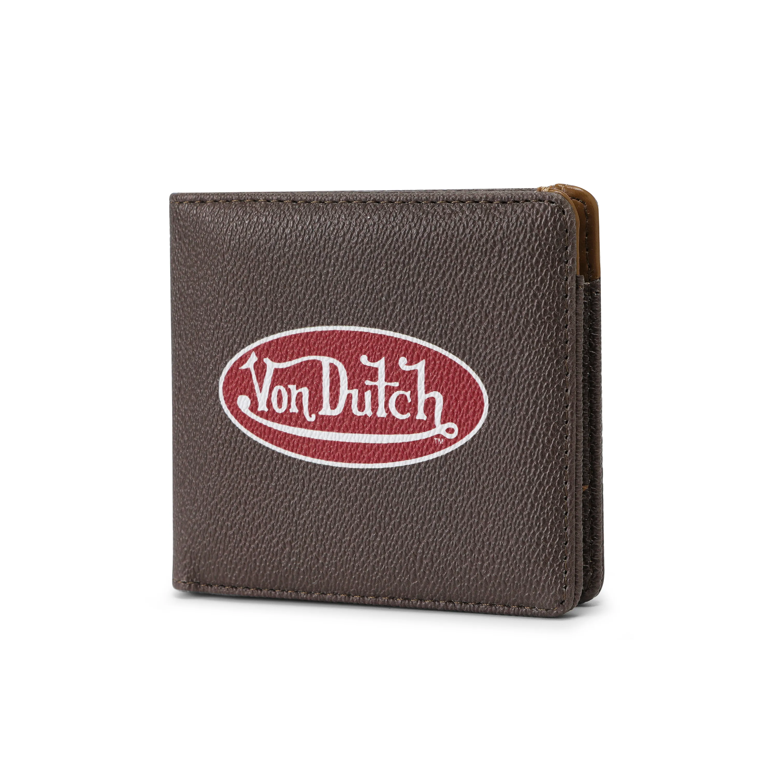 Classic Logo Bi-fold Wallet - Brown sold by Von Dutch product image thumbnail 5