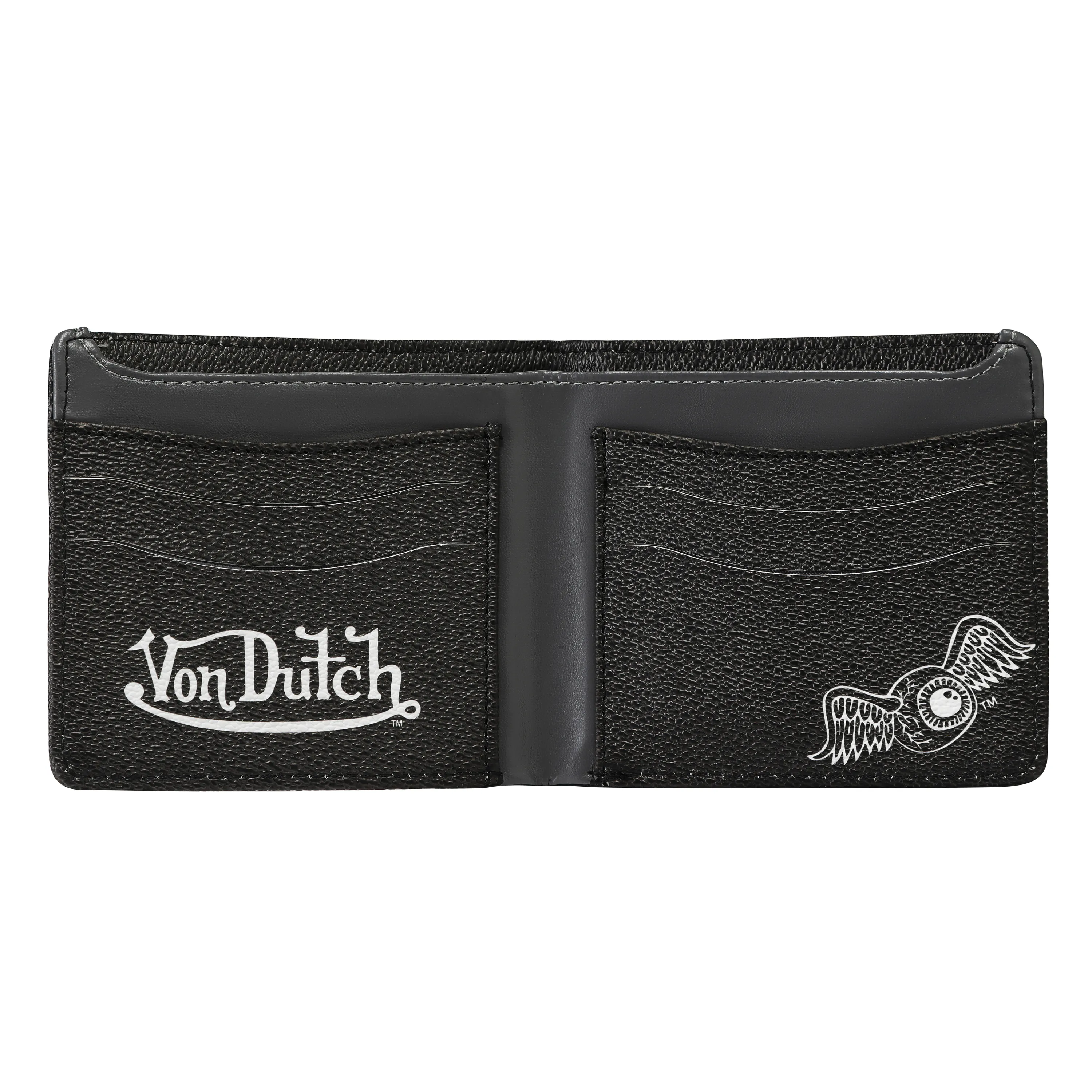 Classic Logo Bi-fold Wallet - Black sold by Von Dutch product image thumbnail 2