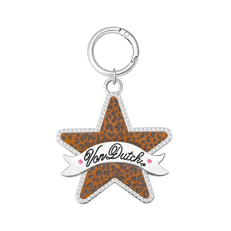 STAR KEYCHAIN - CHEETAH made by Von Dutch