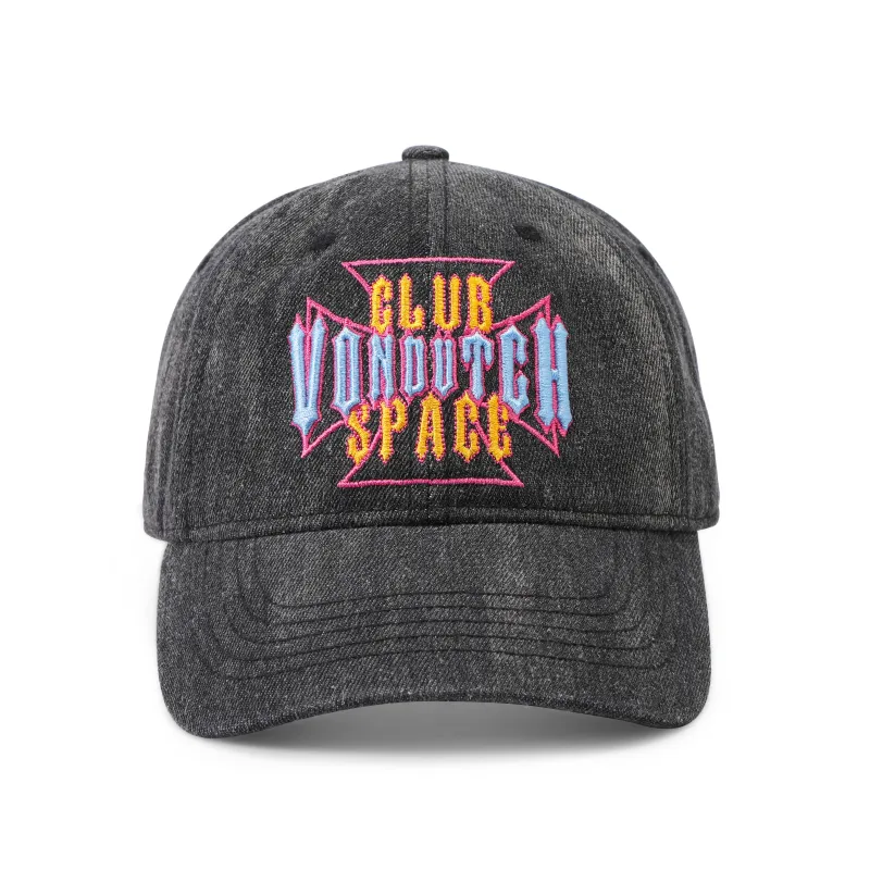 Club Space Trucker Hat - Black made by Von Dutch