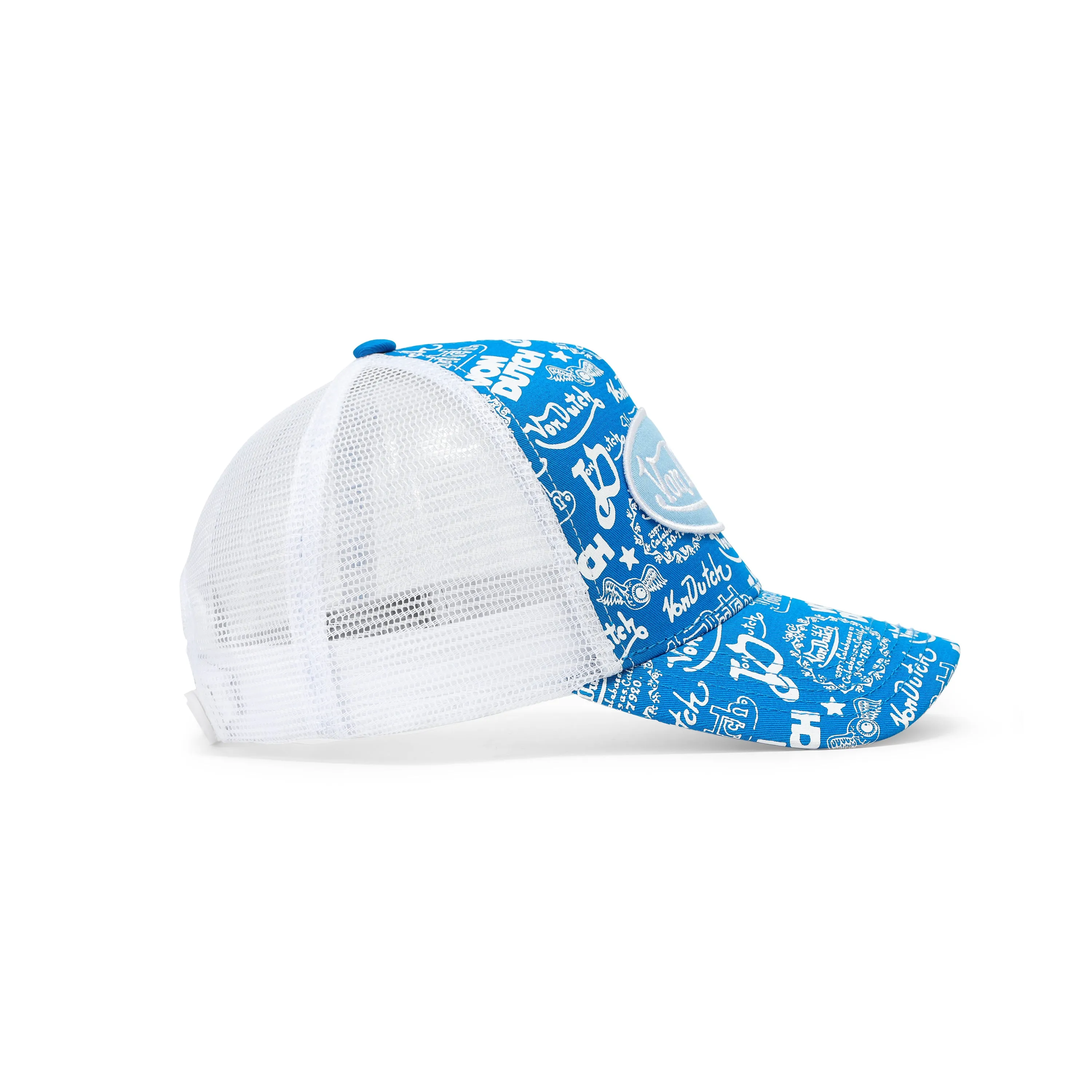 Logo Stamp Trucker Hat - Blue sold by Von Dutch product image thumbnail 5