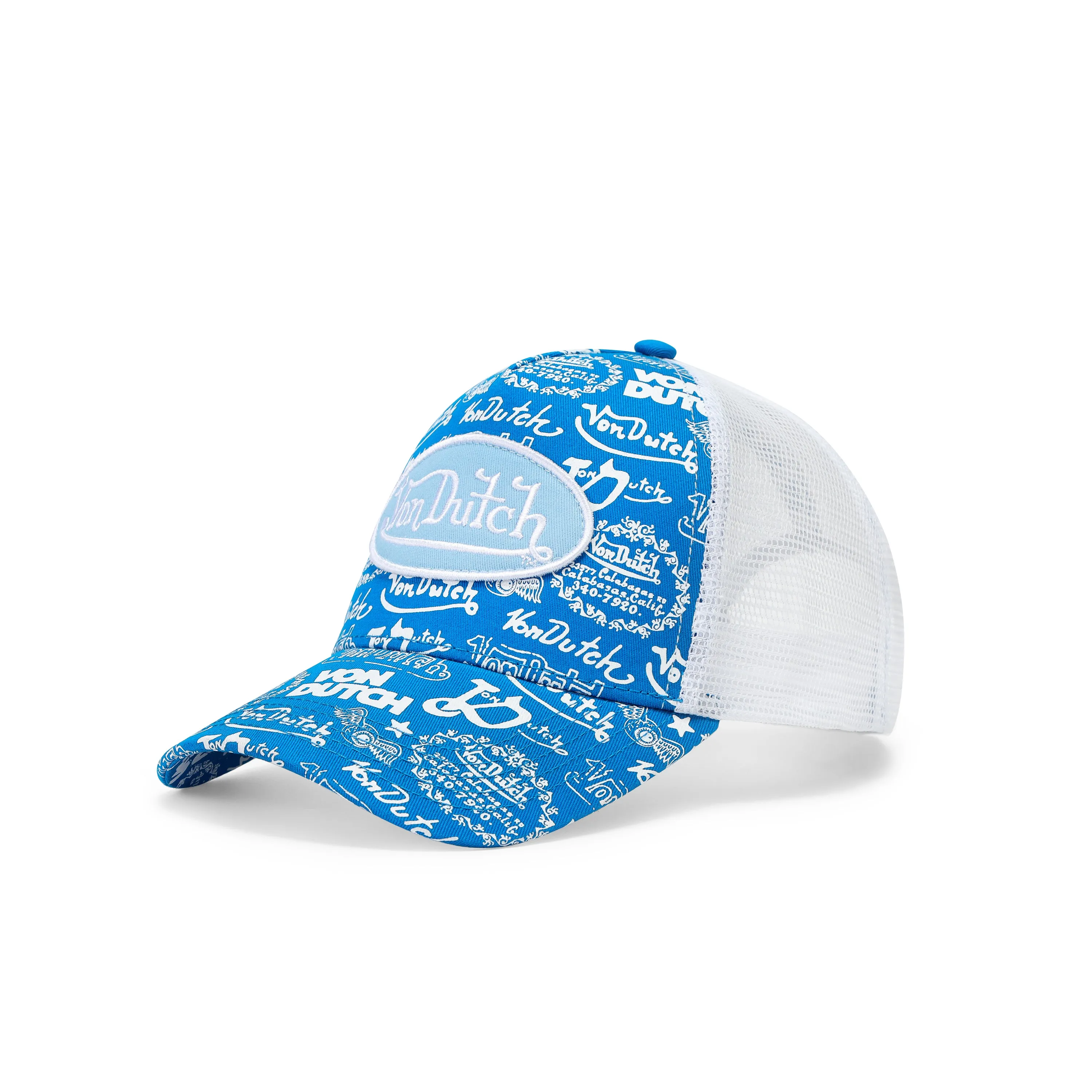 Logo Stamp Trucker Hat - Blue sold by Von Dutch product image thumbnail 2