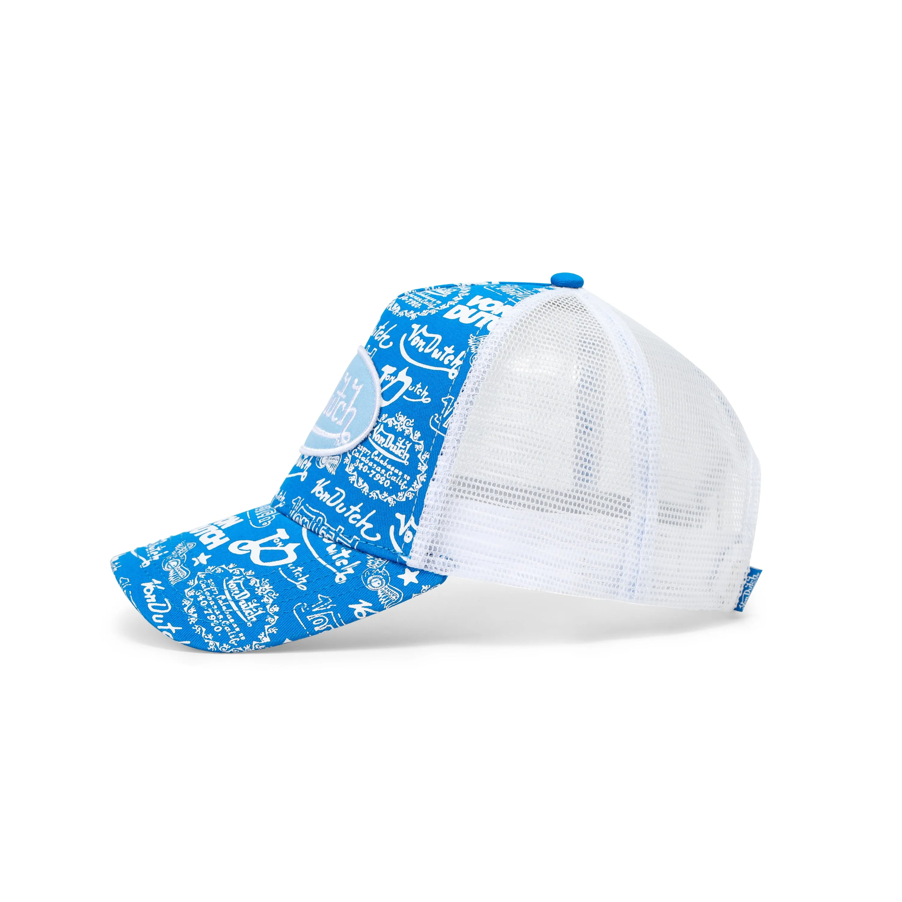 Logo Stamp Trucker Hat - Blue sold by Von Dutch product image thumbnail 3