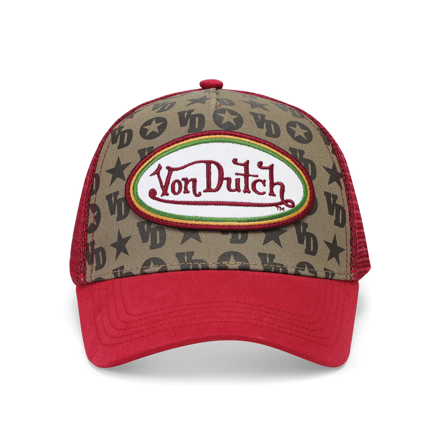 Desert Monogram Trucker Hat sold by Von Dutch