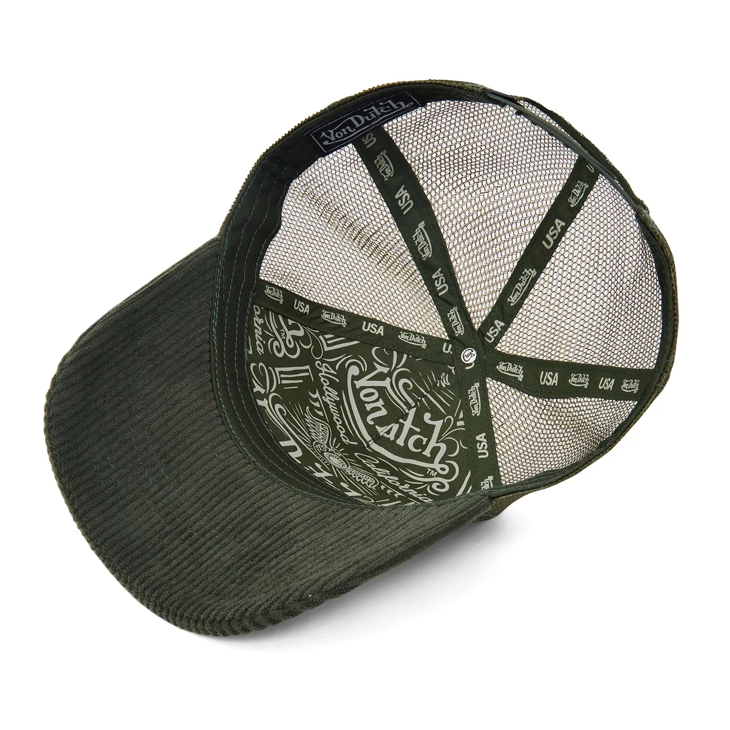 Olive Cordutch Trucker Hat sold by Von Dutch product image thumbnail 5