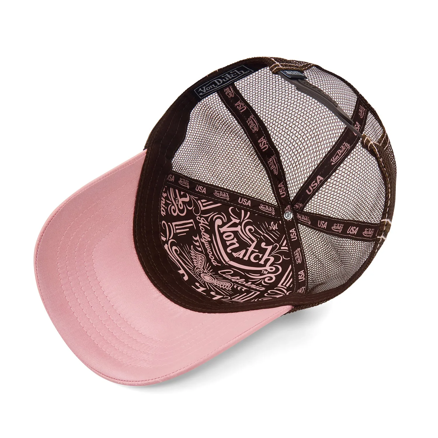 Pink Satin Trucker Hat sold by Von Dutch product image thumbnail 5