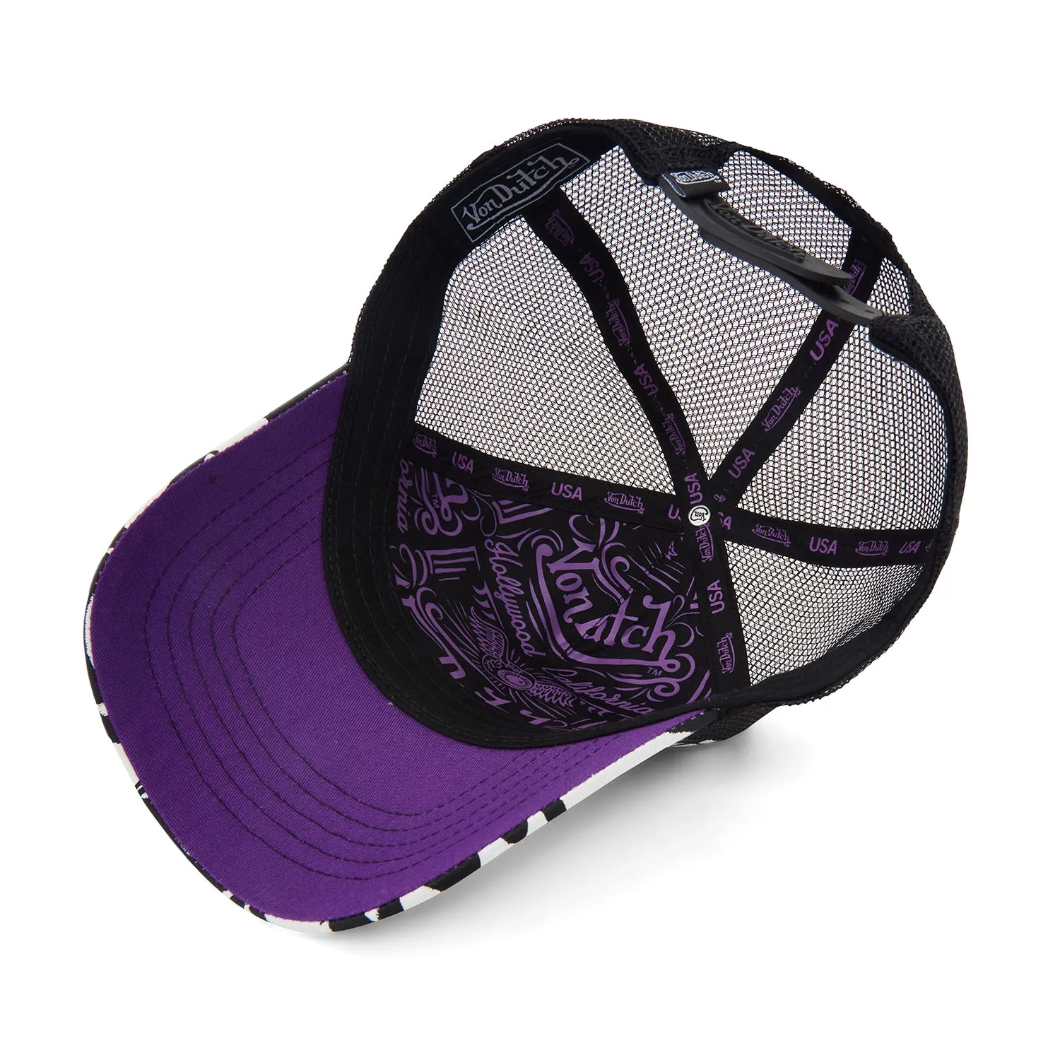 White Multi Trucker Hat sold by Von Dutch product image thumbnail 5