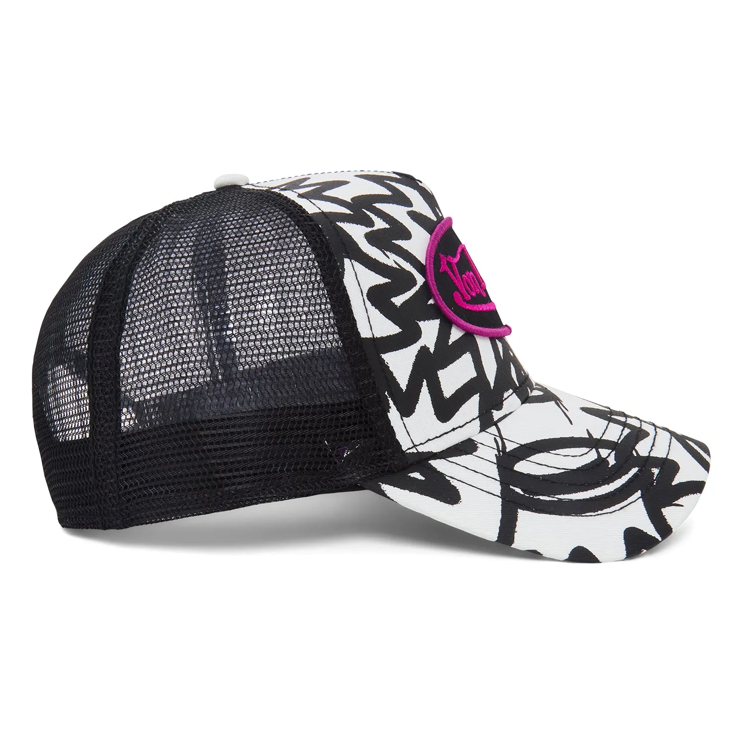 White Multi Trucker Hat sold by Von Dutch product image thumbnail 3
