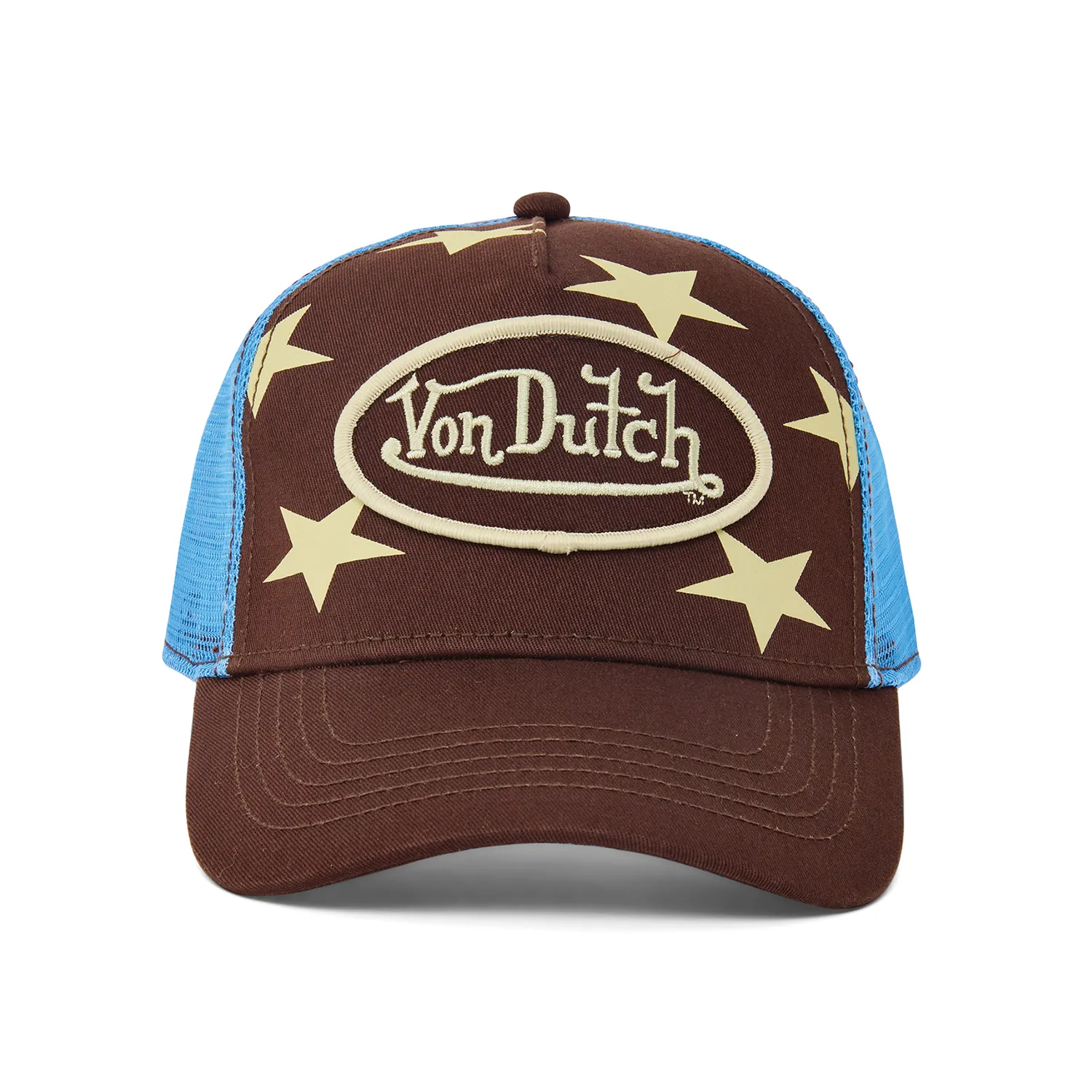 Burgundy Americana Trucker Hat sold by Von Dutch