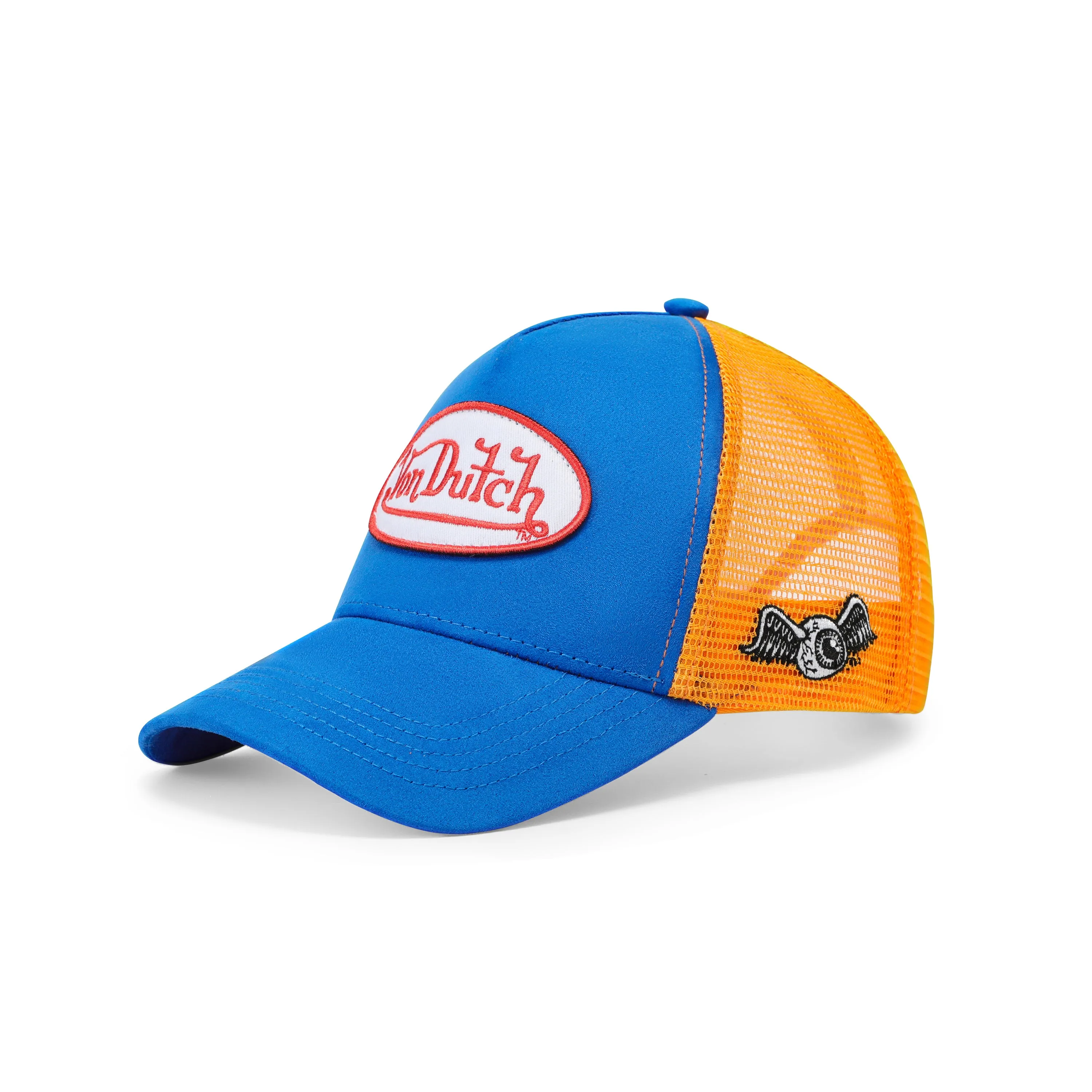 Suede Trucker Hat - Blue and Orange sold by Von Dutch product image thumbnail 3
