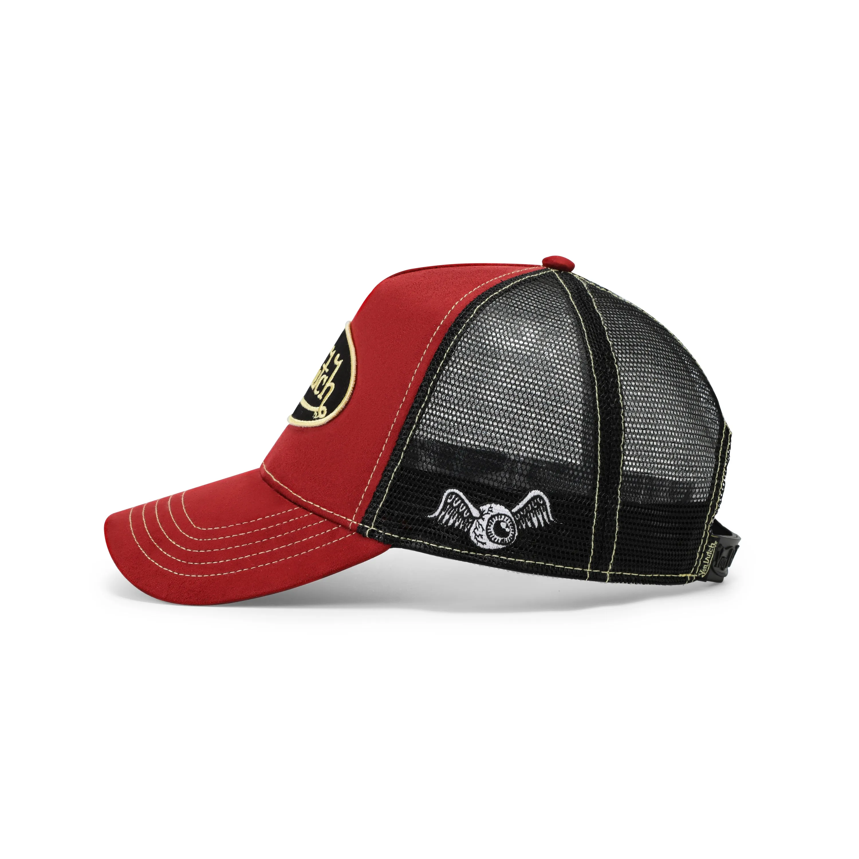 Suede Trucker Hat - Burgundy sold by Von Dutch product image thumbnail 3