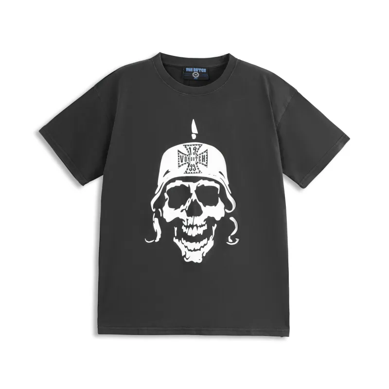 Hell Riders Rhinestone Tee - Black made by Von Dutch