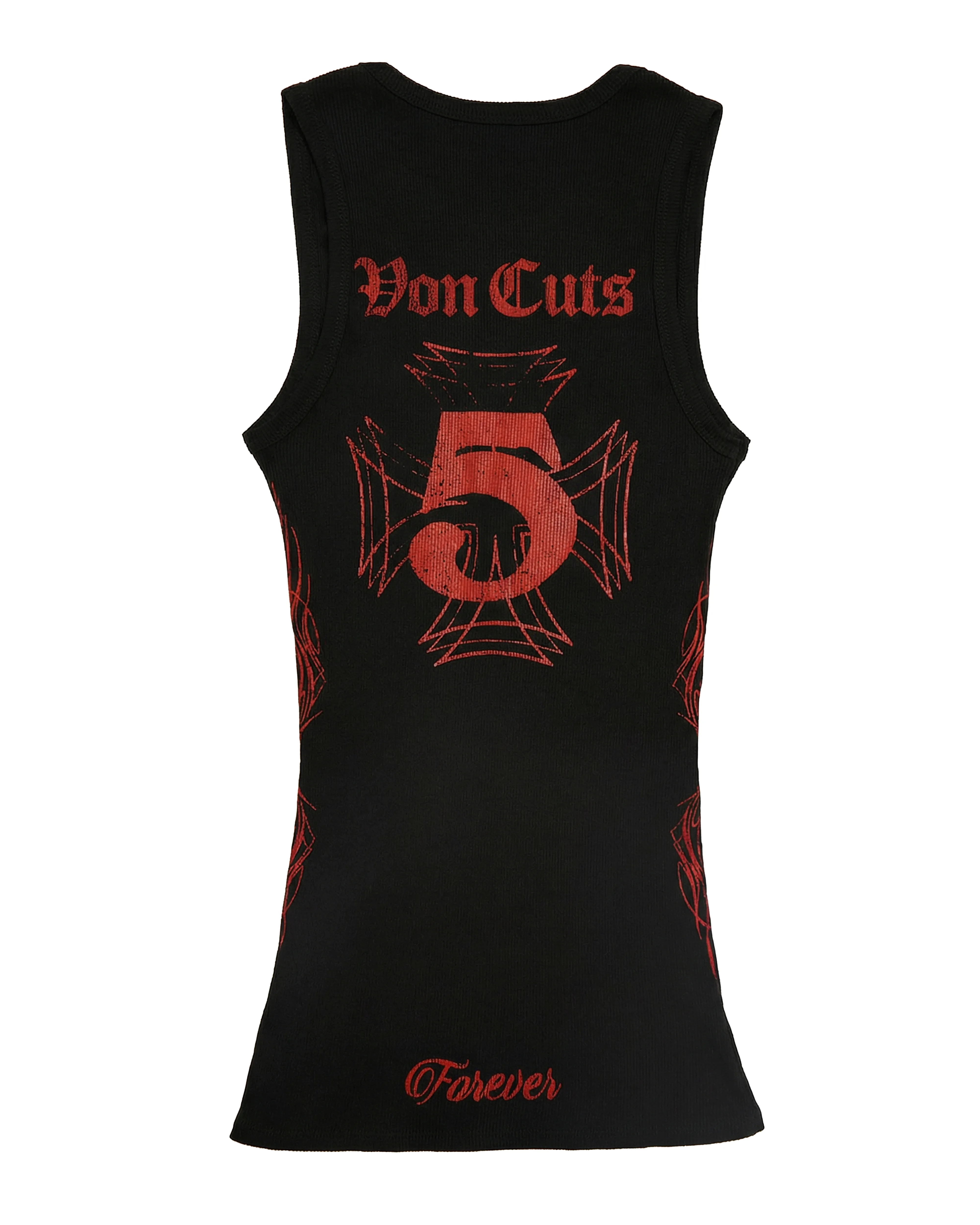 Von Dutch x Raw Cuts "Five" Tank Top - Black sold by Von Dutch