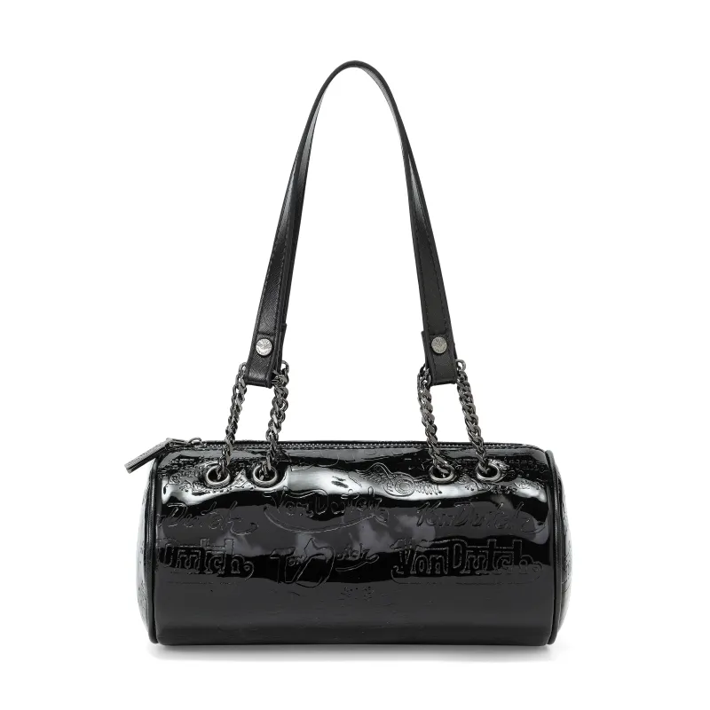 Barrel Bag - All Over Print Black Metallic made by Von Dutch