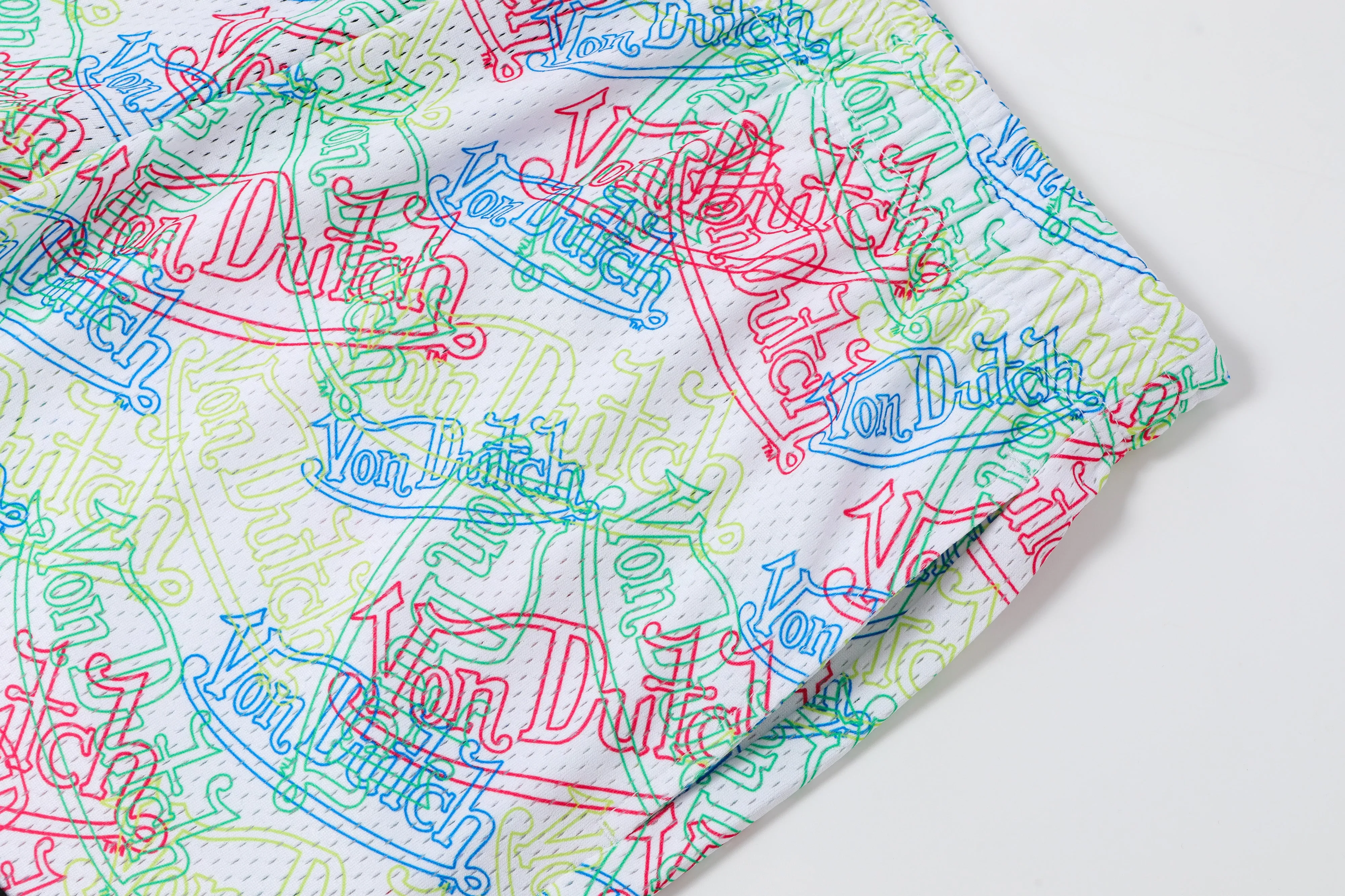 Men's Mesh Shorts - Neon Logo sold by Von Dutch product image thumbnail 4