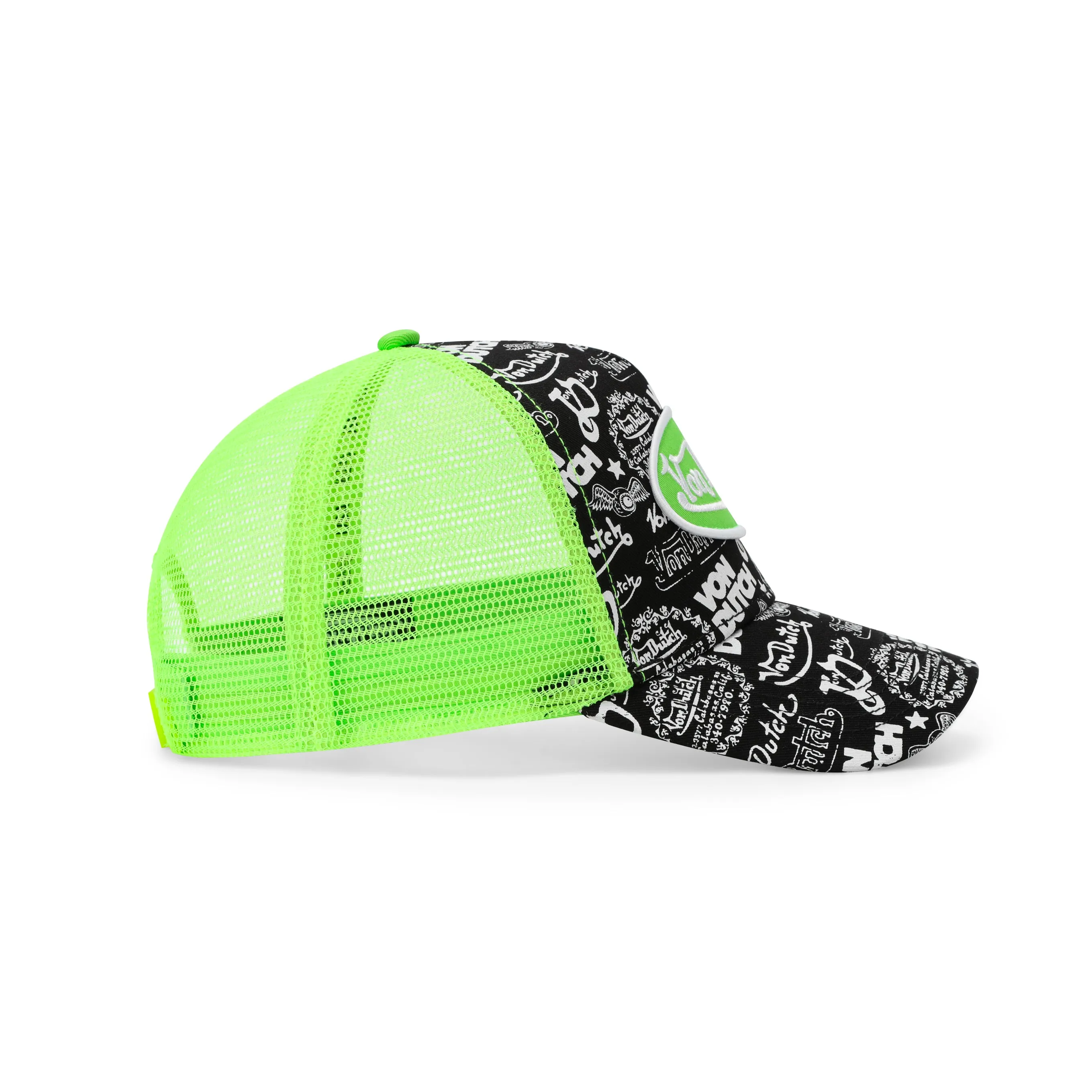 Logo Stamp Trucker Hat - Black and Green sold by Von Dutch product image thumbnail 5