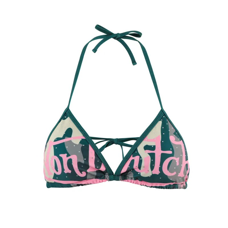 TWO TONE BIKINI TOP - CAMO made by Von Dutch