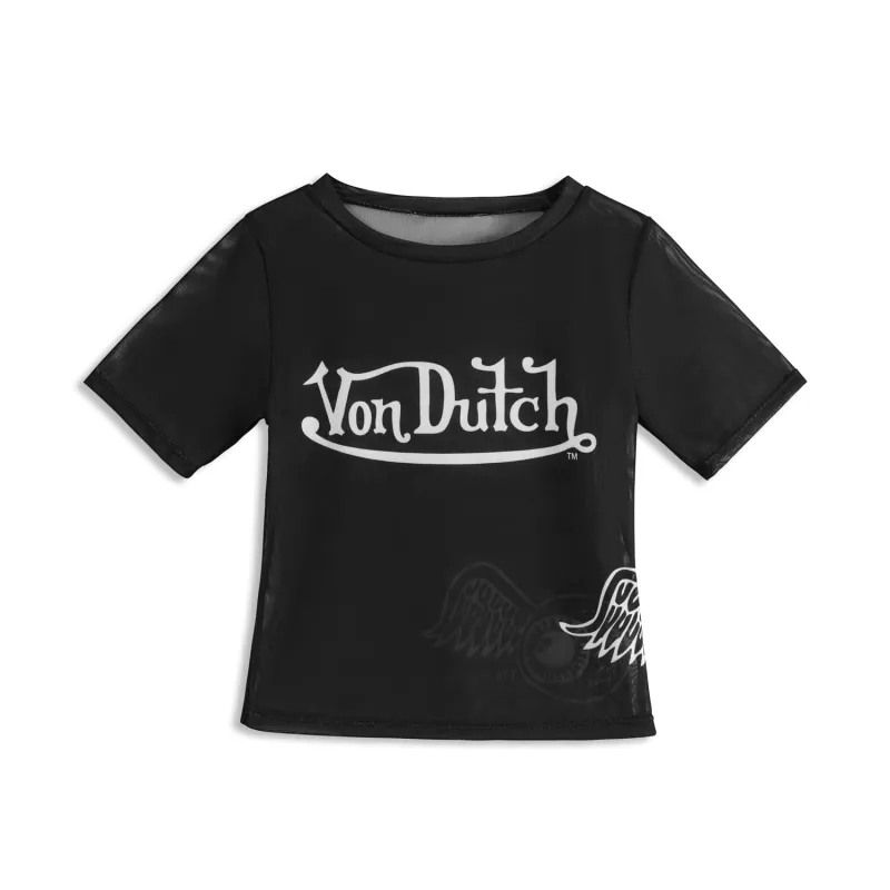 FLYING EYE SWIM TEE - BLACK made by Von Dutch