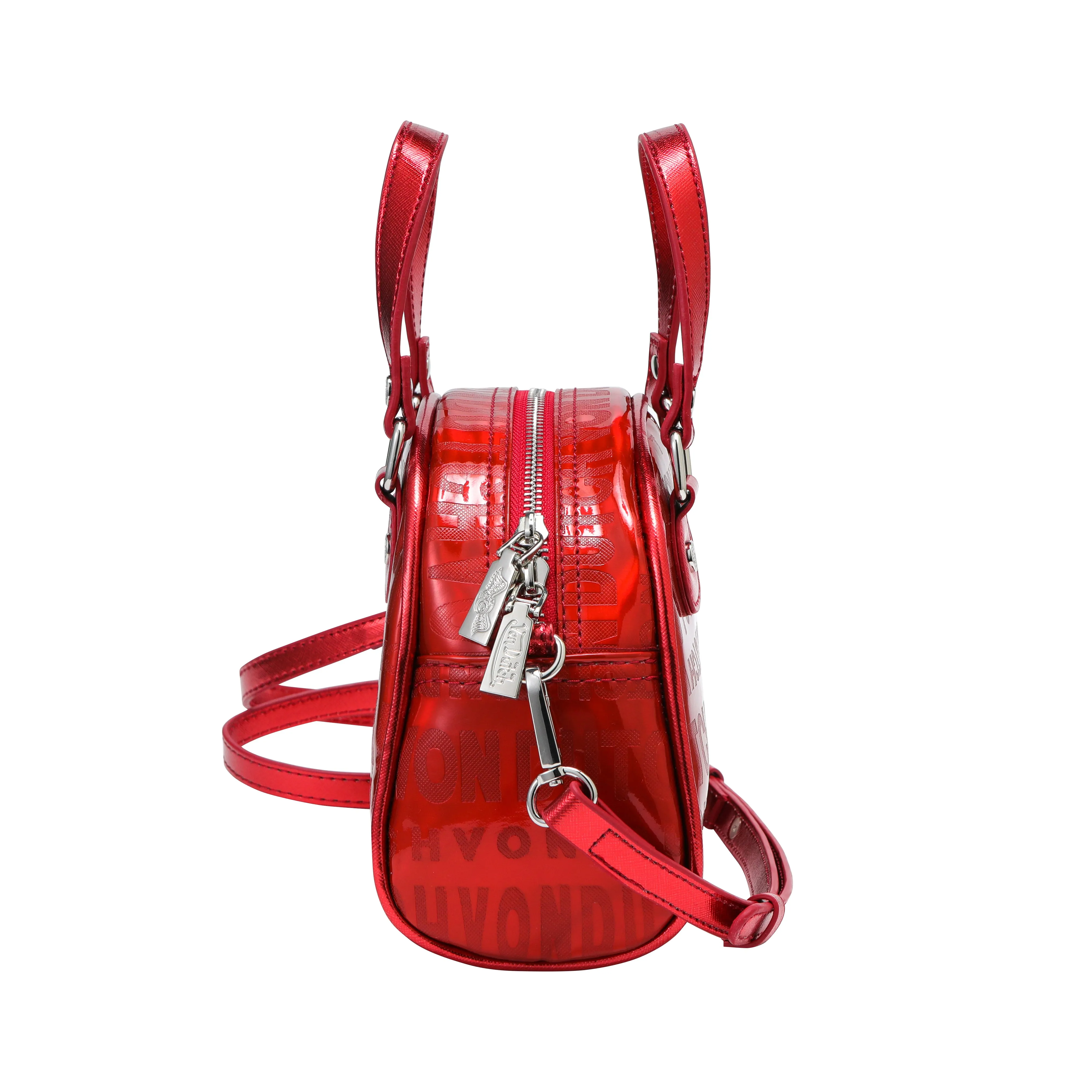 Metallic Red Reflective Bowling Bag sold by Von Dutch product image thumbnail 3