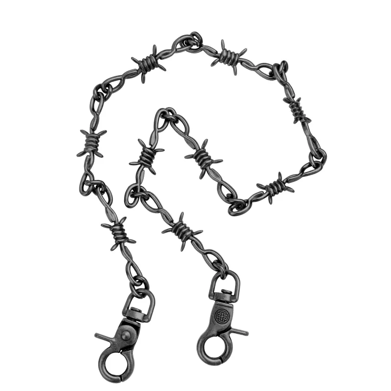 Silver Razorwire Wallet Chain made by Von Dutch