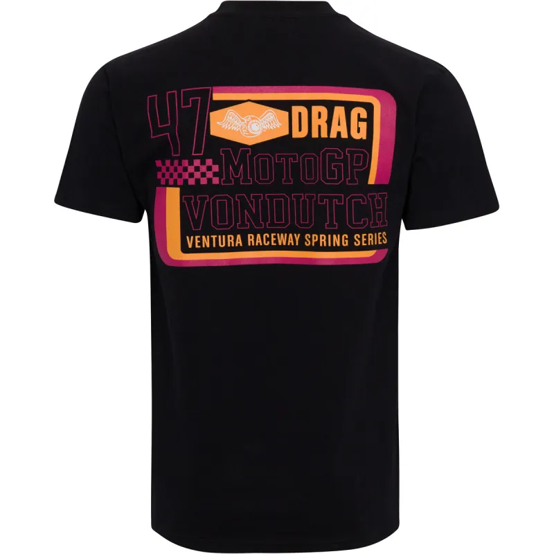 Moto 4 Ventura Raceway Black SS Tee sold by Von Dutch