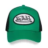 Green, Black & White Trucker sold by Von Dutch
