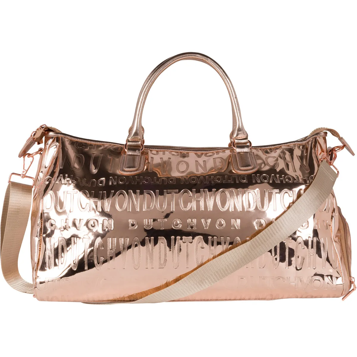 Rose Gold Reflective Duffle Bag sold by Von Dutch product image thumbnail 3