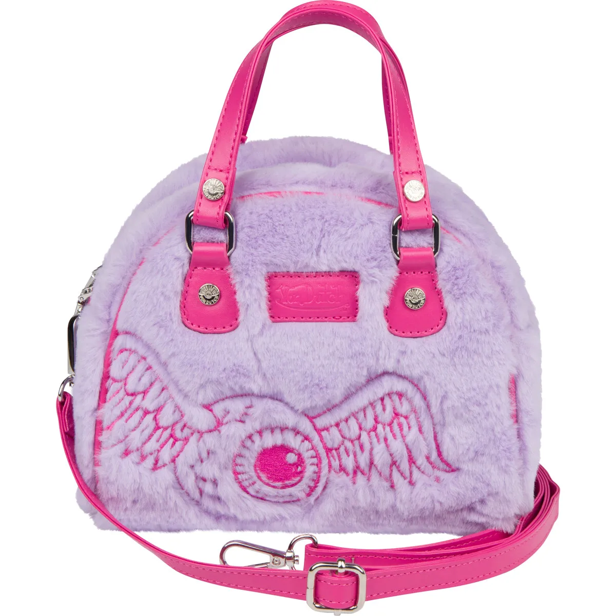 Leather Handbag Von Dutch Pink Bowling Bag Von Dutch Mini Bowler