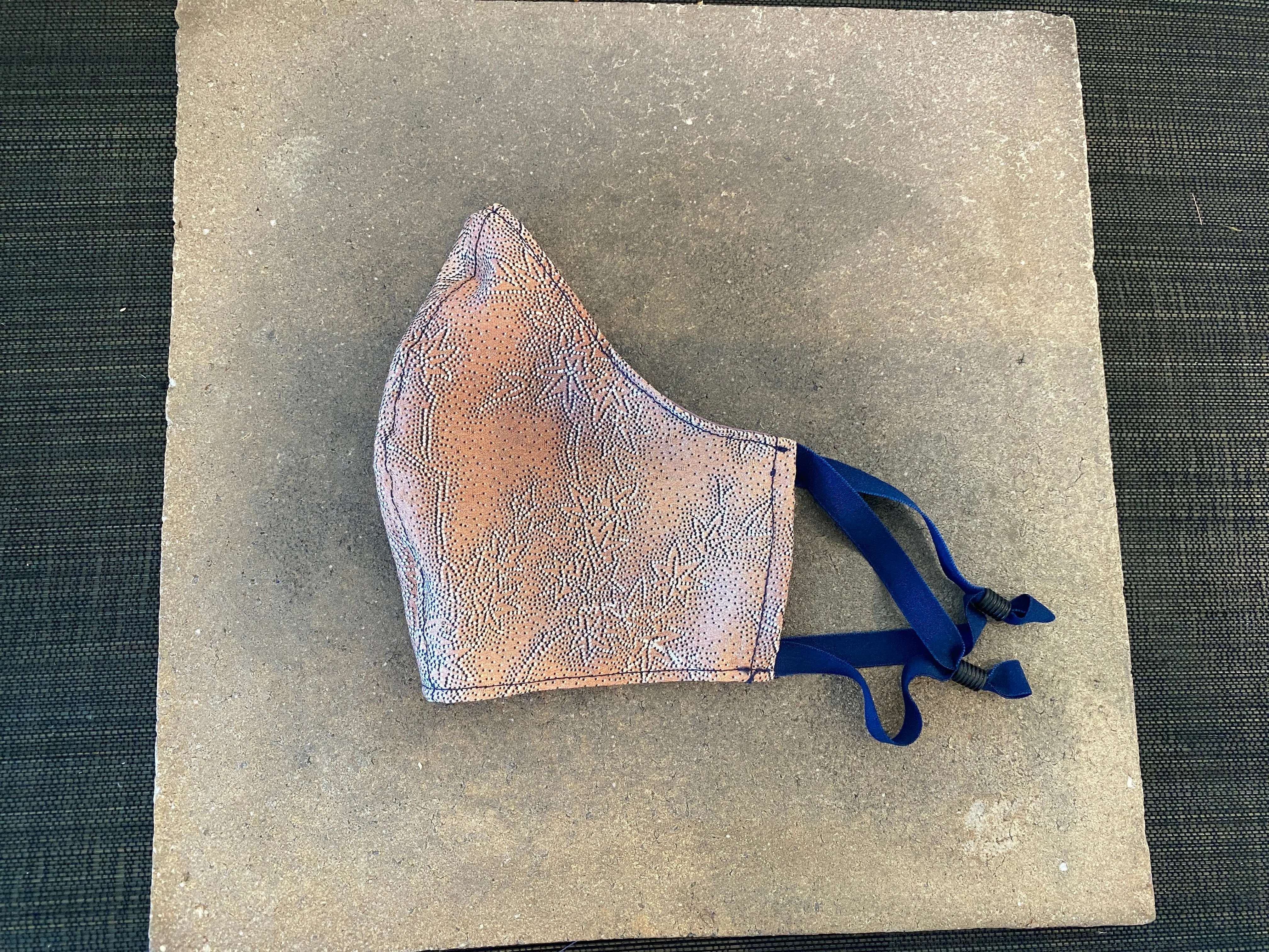 Japanese Vintage Kimono Mask (Beni Momiji) sold by VPL product image thumbnail 4