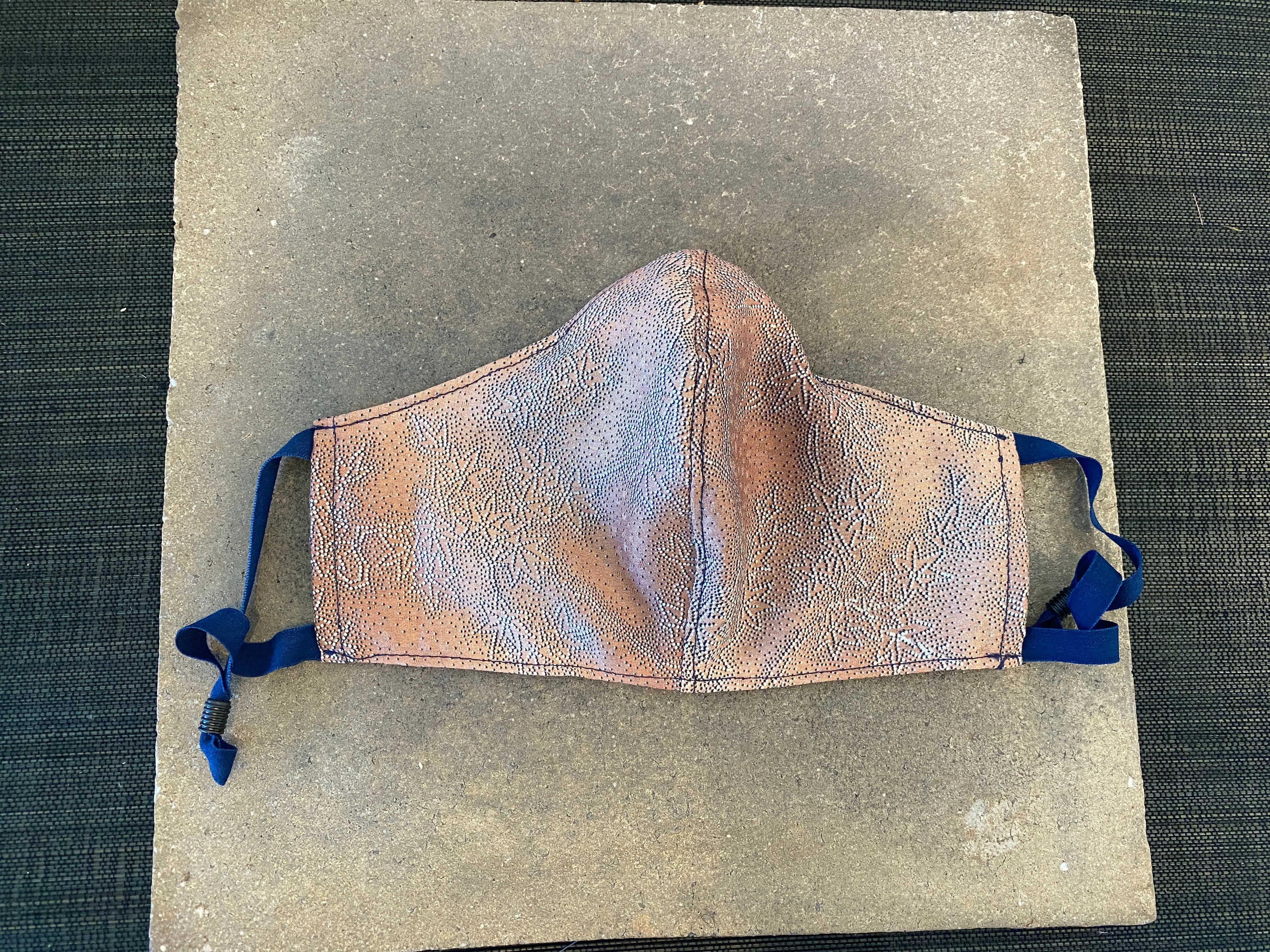 Japanese Vintage Kimono Mask (Beni Momiji) sold by VPL