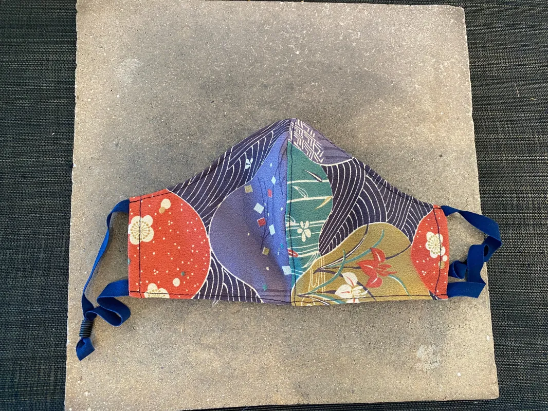 Japanese Vintage Kimono Mask (Suisen) sold by VPL