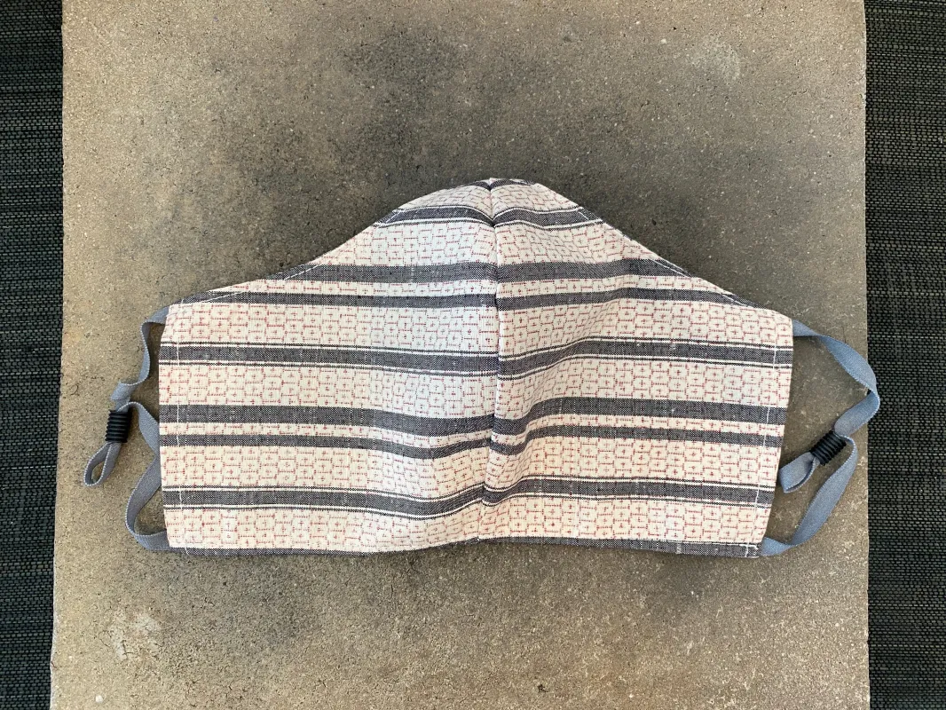 Japanese Vintage Kasuri Mask (Stripe) sold by VPL