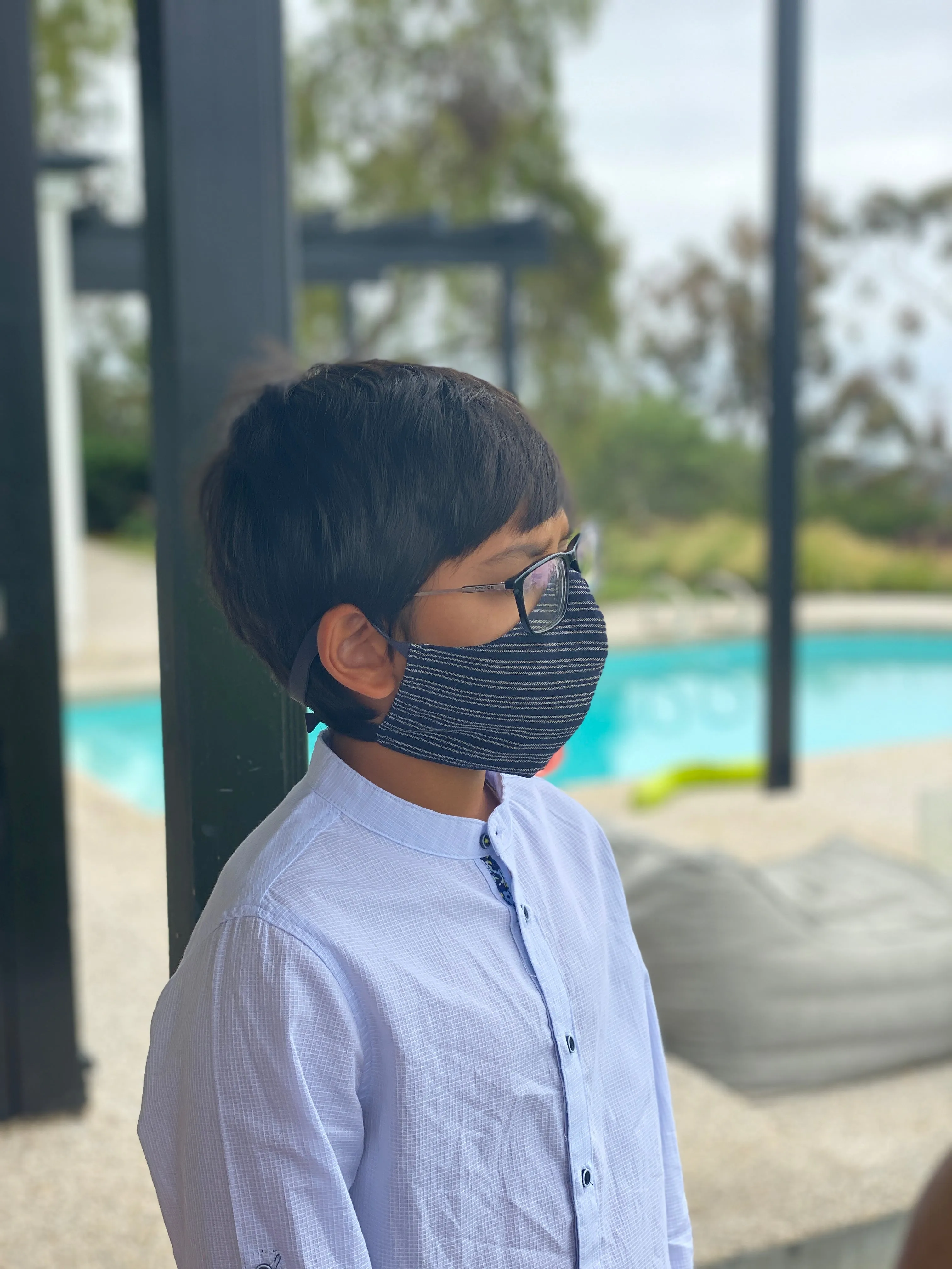 Japanese Vintage Kasuri Mask (Stripe) sold by VPL product image thumbnail 3