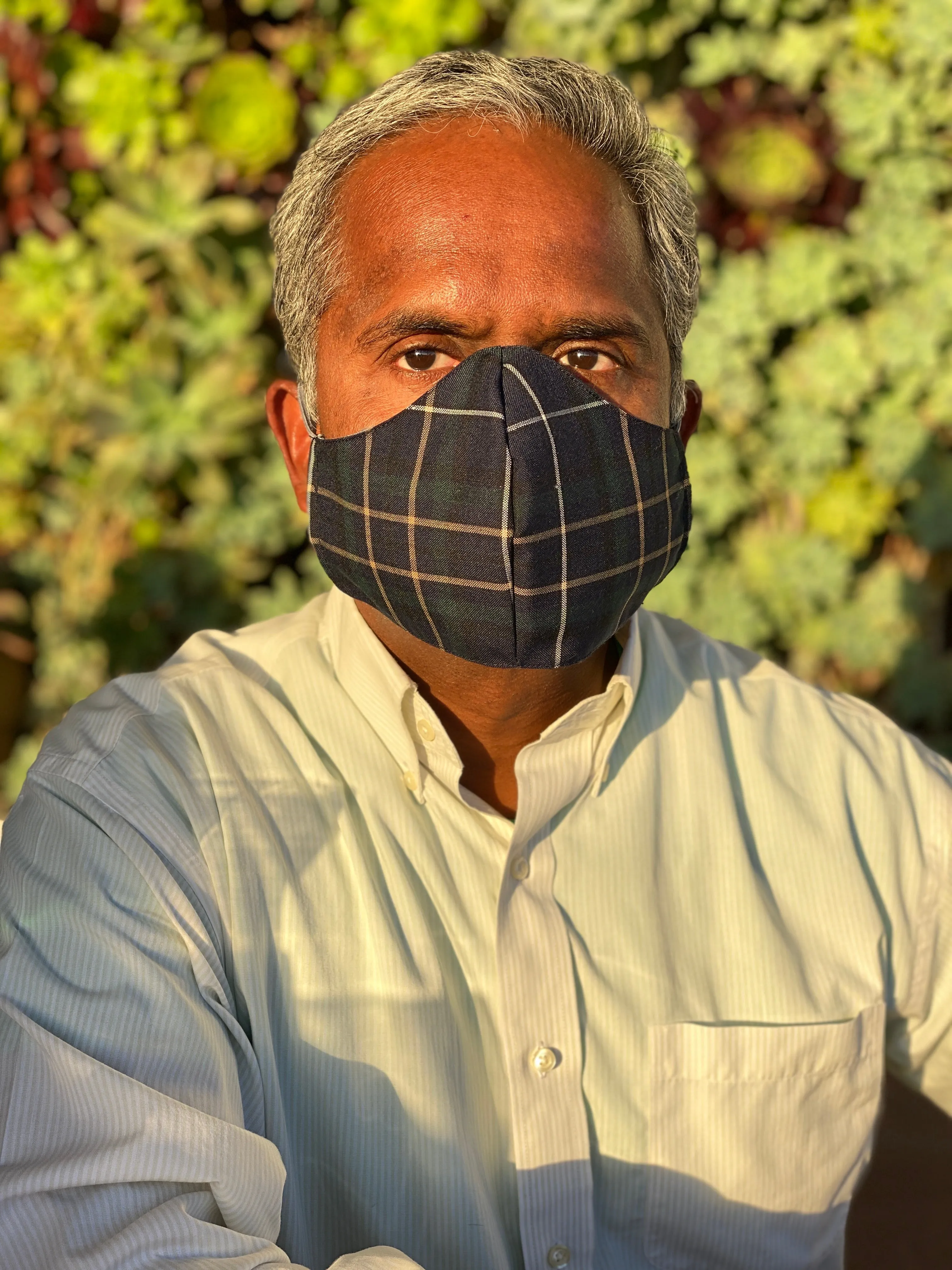 Back to Work Tartan Plaid Masks sold by VPL product image thumbnail 2