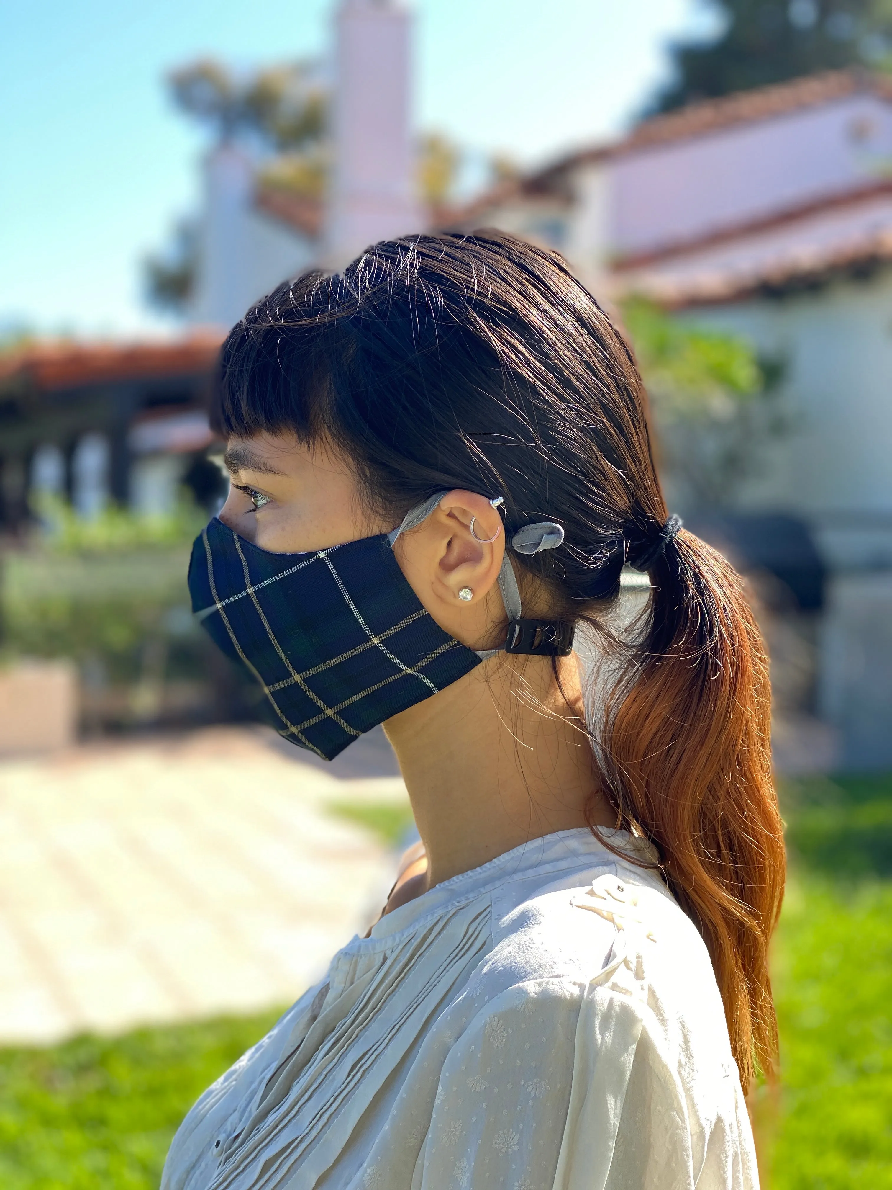 Back to Work Tartan Plaid Masks sold by VPL product image thumbnail 4