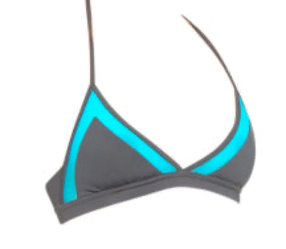 Banded Bra Top : Turquoise sold by VPL