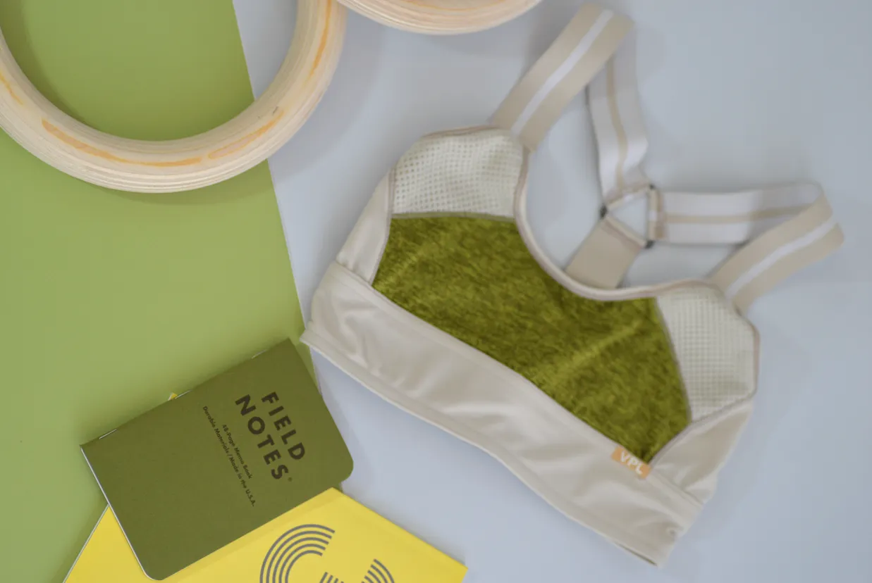 Neo Gridlock Bra: Lemon Lime sold by VPL product image thumbnail 4