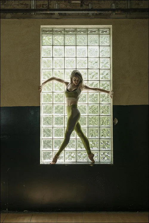 Neo Gridlock Bra: Lemon Lime sold by VPL product image thumbnail 2