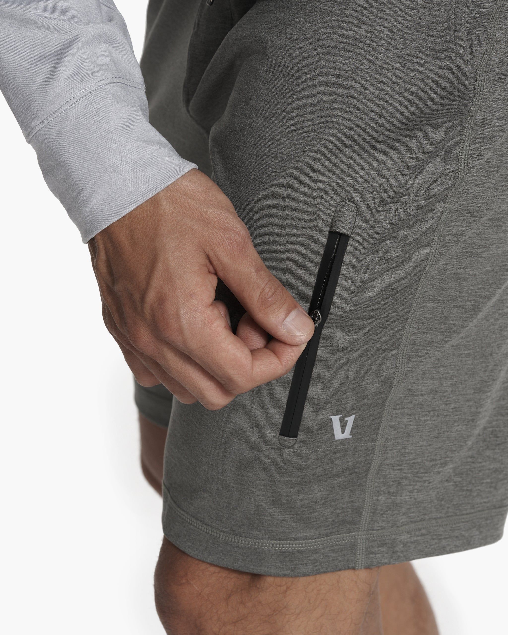 Sunday Performance Short | Dusty Pine Heather sold by Vuori product image thumbnail 6