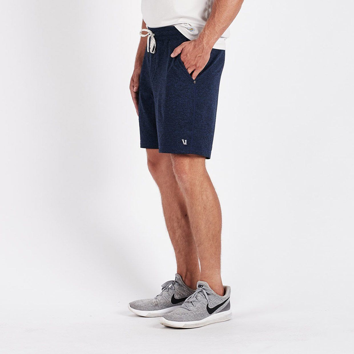 Ponto Short | Navy Heather sold by Vuori product image thumbnail 3