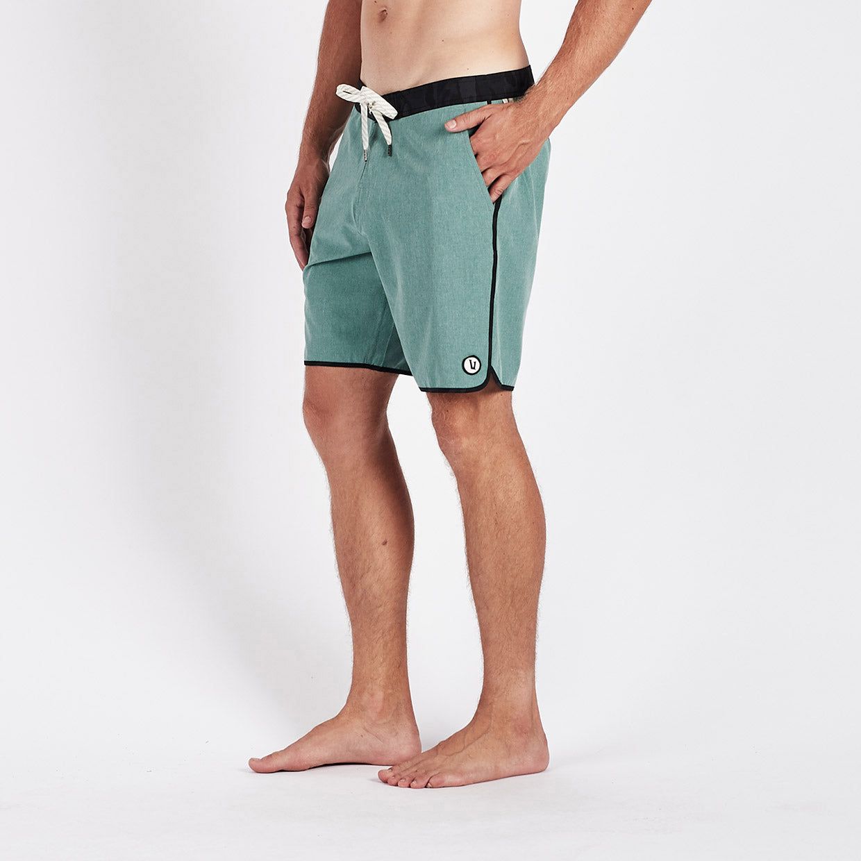 Cruise Boardshort | Aloe Linen Texture sold by Vuori product image thumbnail 3
