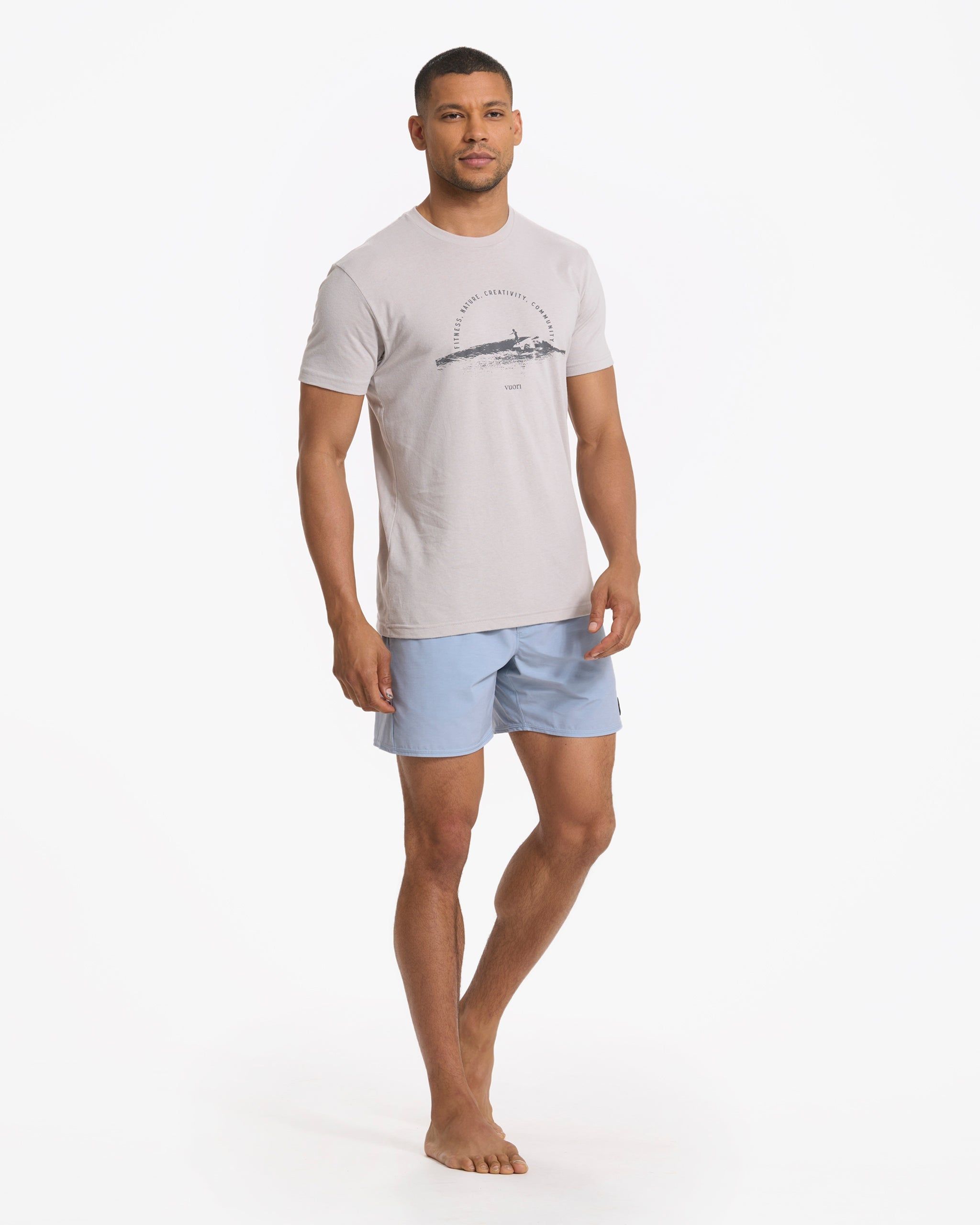 Cape Short | Light Cloud sold by Vuori product image thumbnail 5