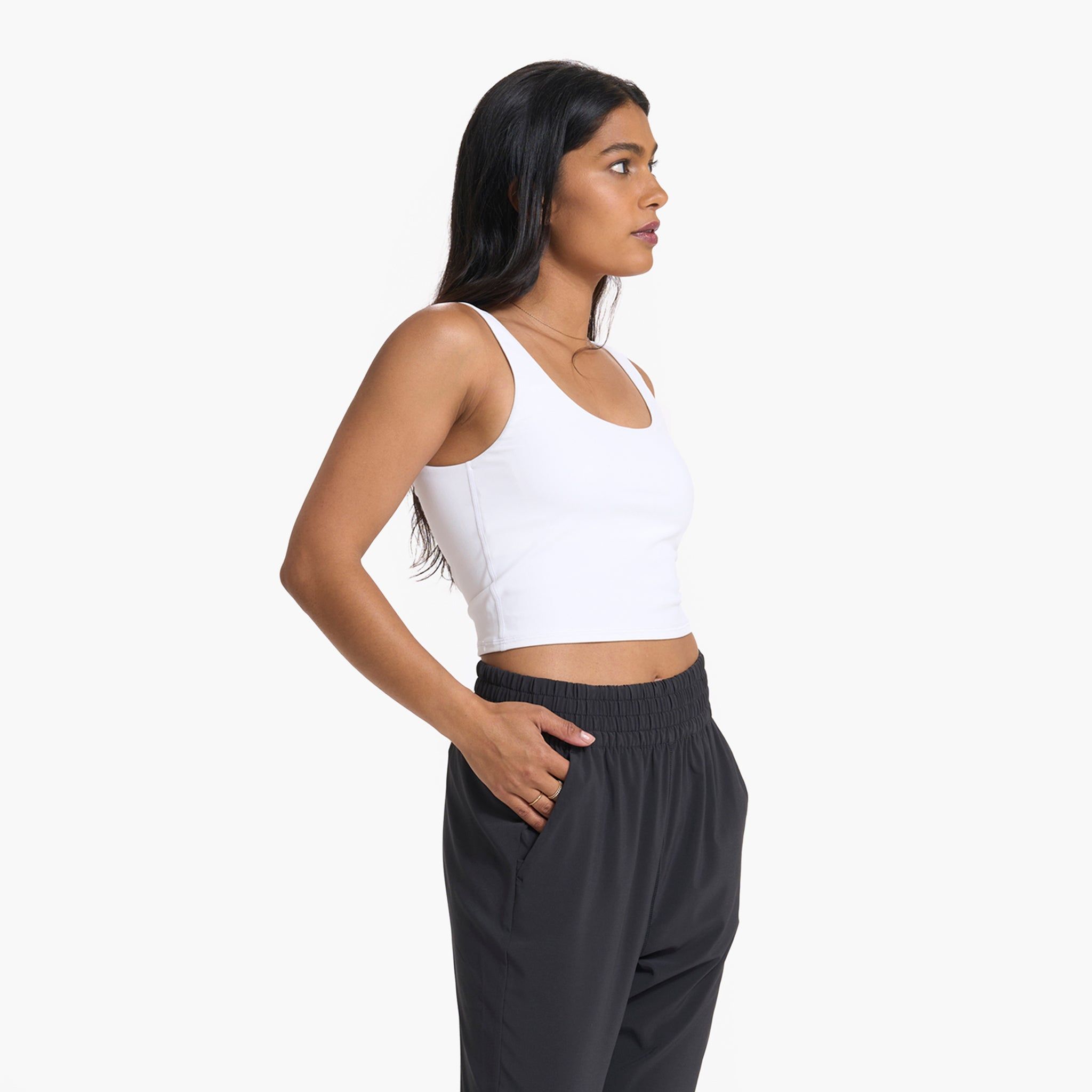 Daily Crop | White sold by Vuori product image thumbnail 4