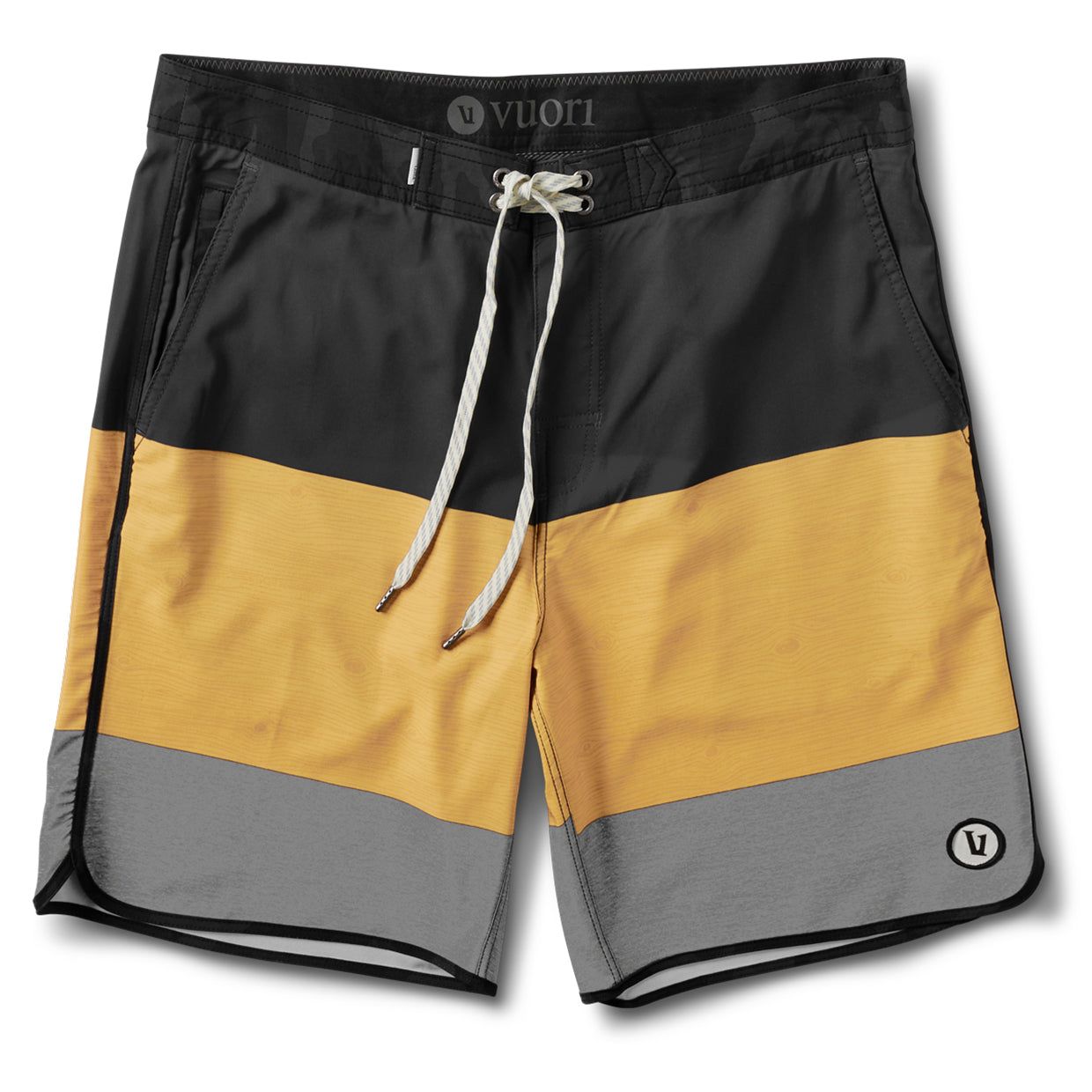 Cruise Boardshort | Saffron Wood Block sold by Vuori
