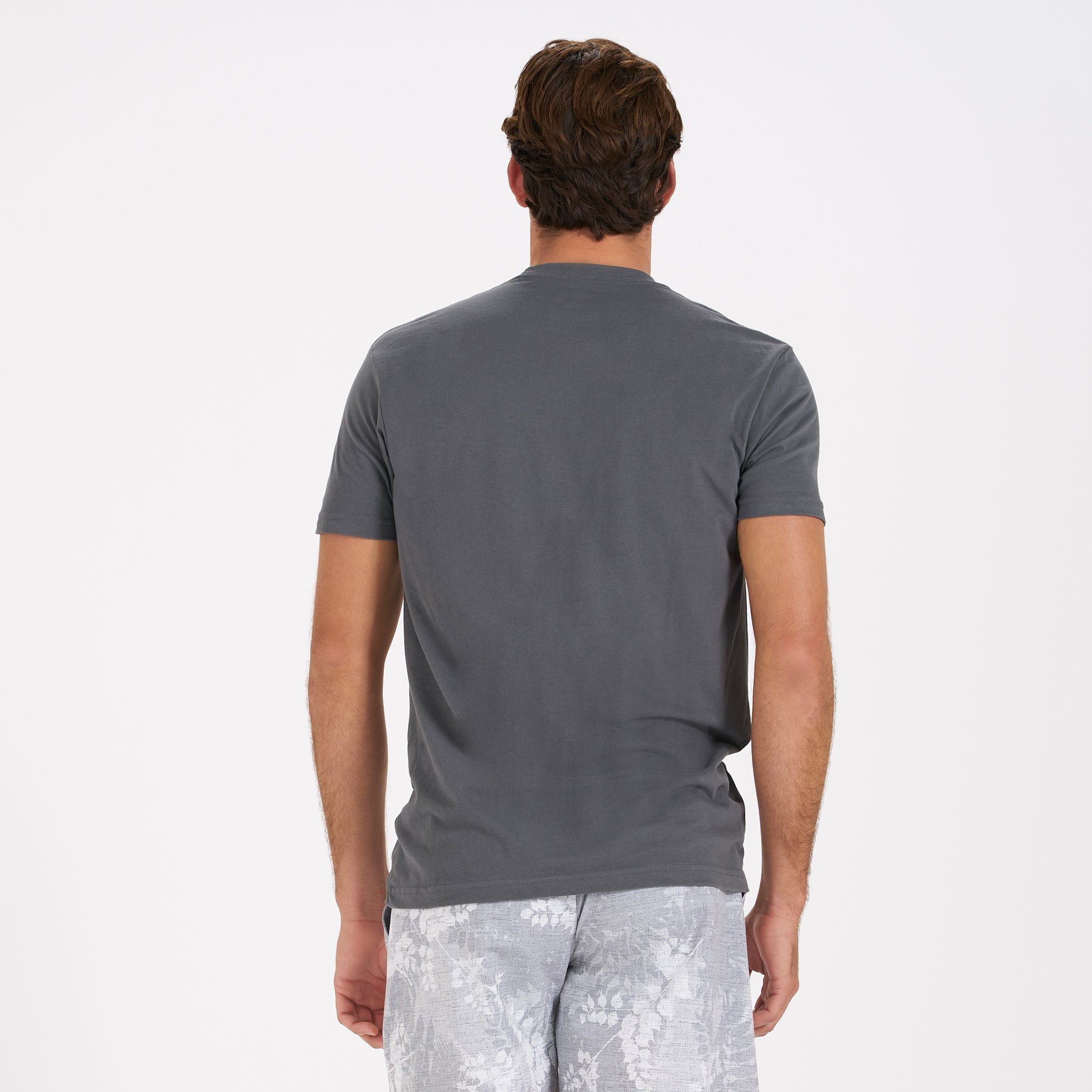 Mantra Tee | Charcoal sold by Vuori product image thumbnail 3